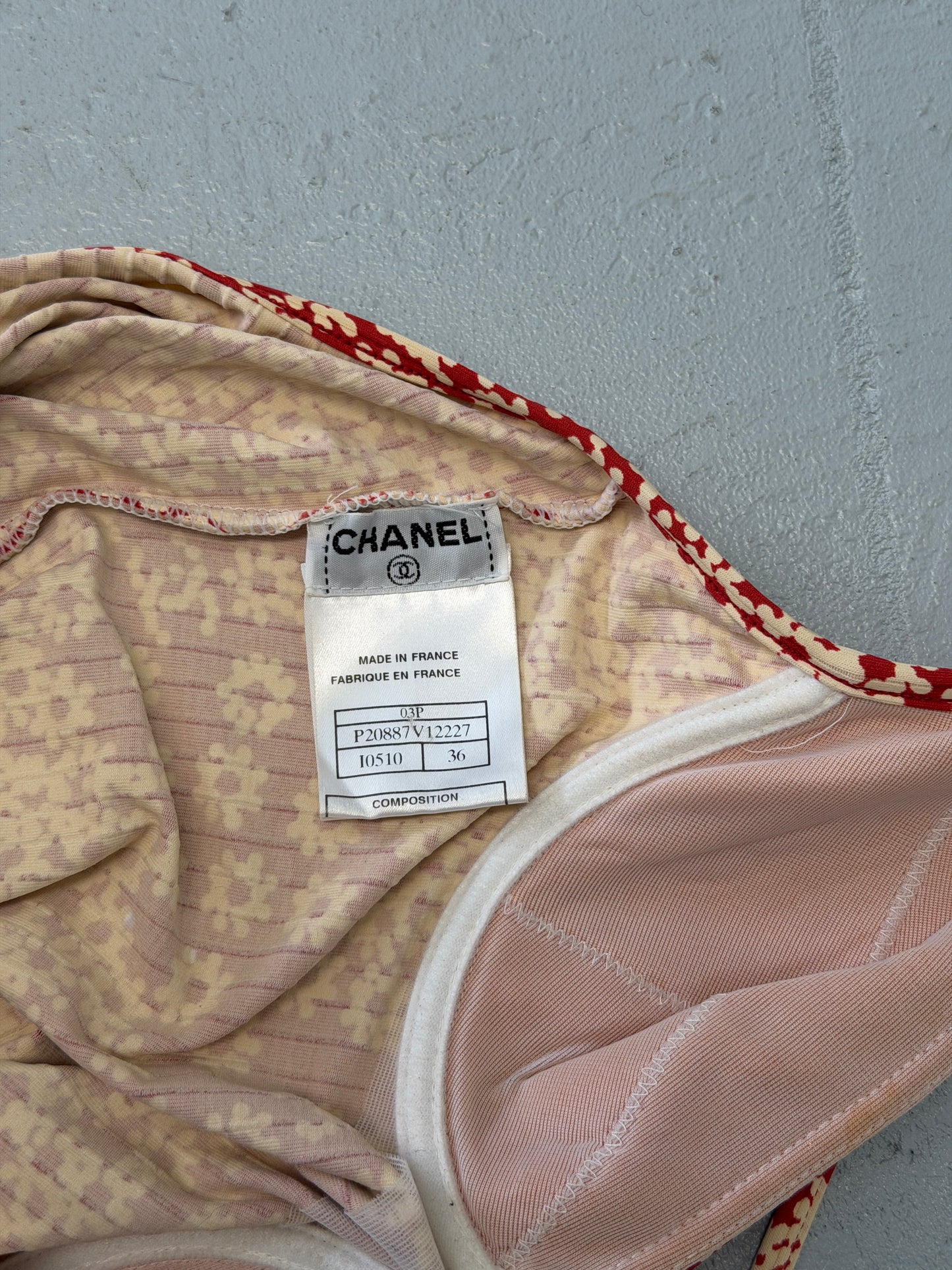 chanel spring 2003 halter dress