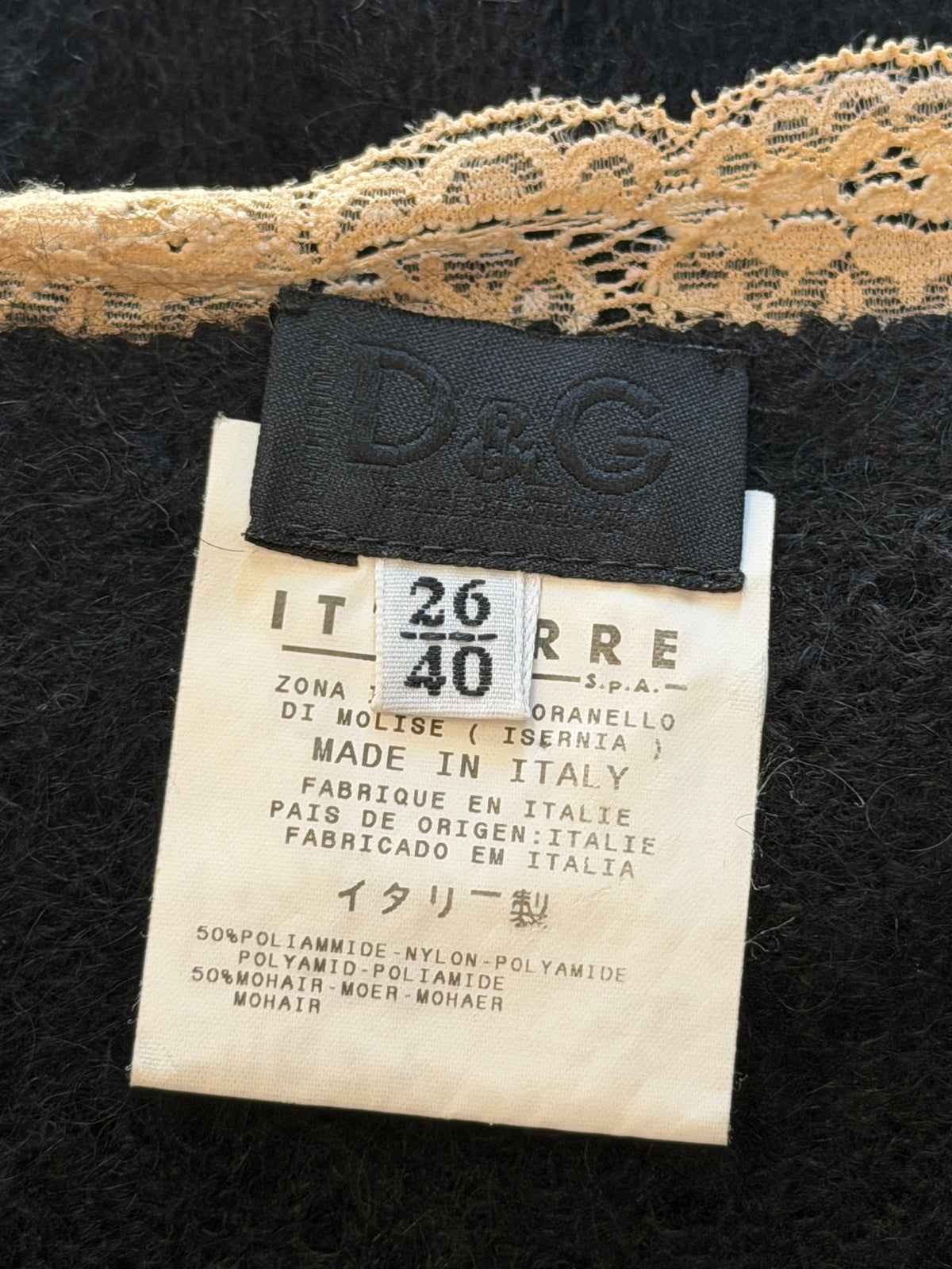 dolce gabbana 1990s knit dress