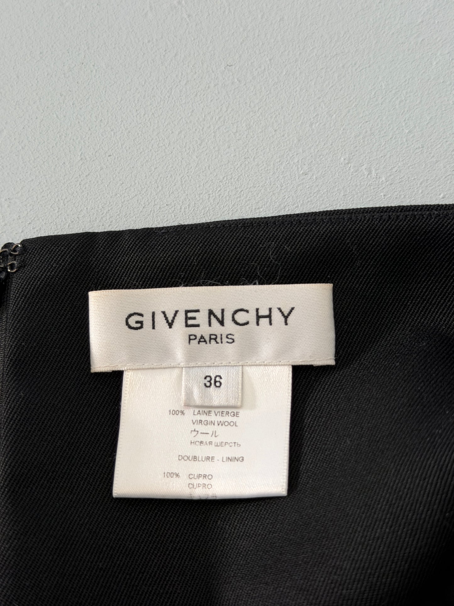 givenchy 2000s skirt