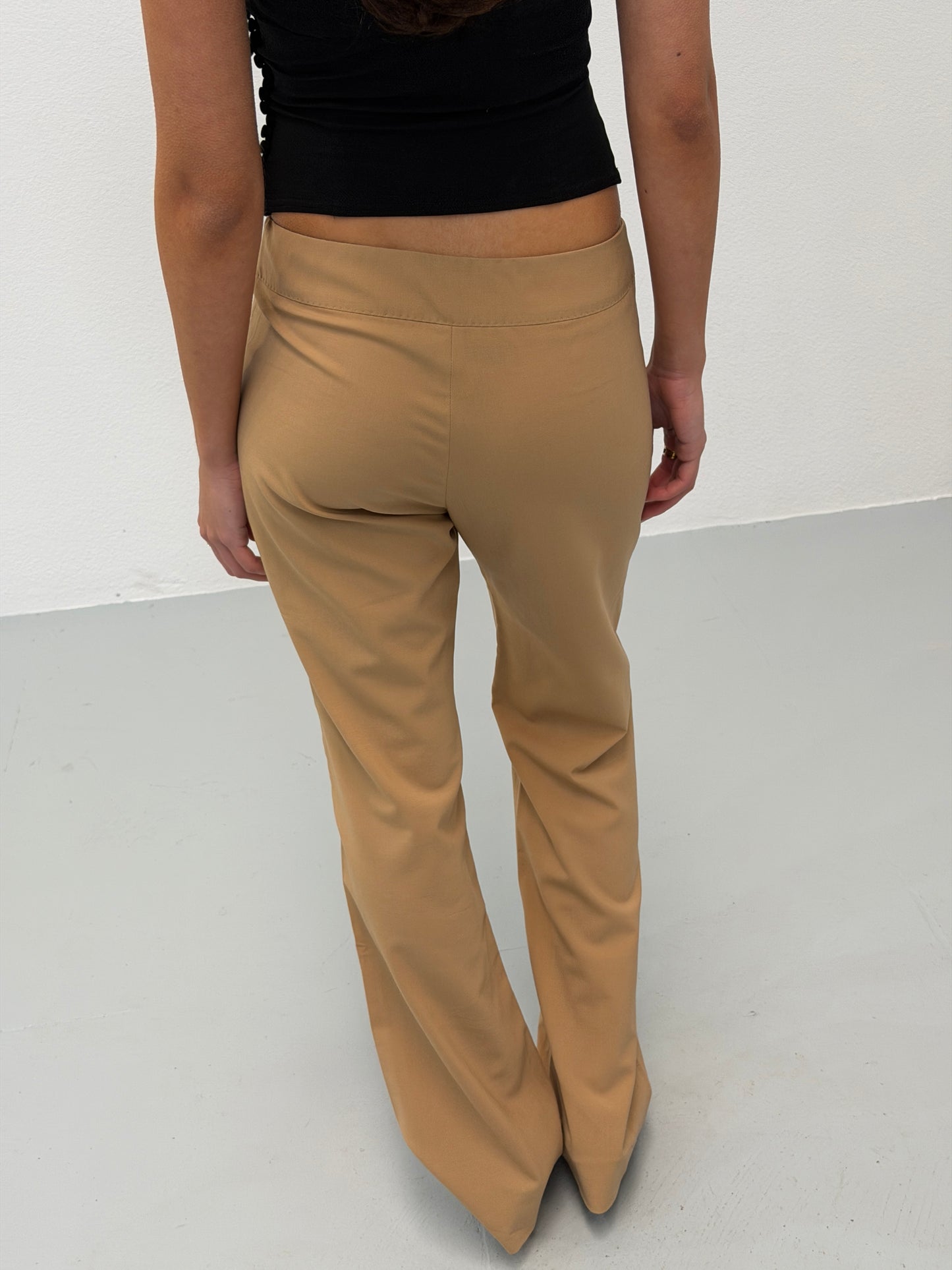 louis vuitton by marc jacobs 2000s beige trousers