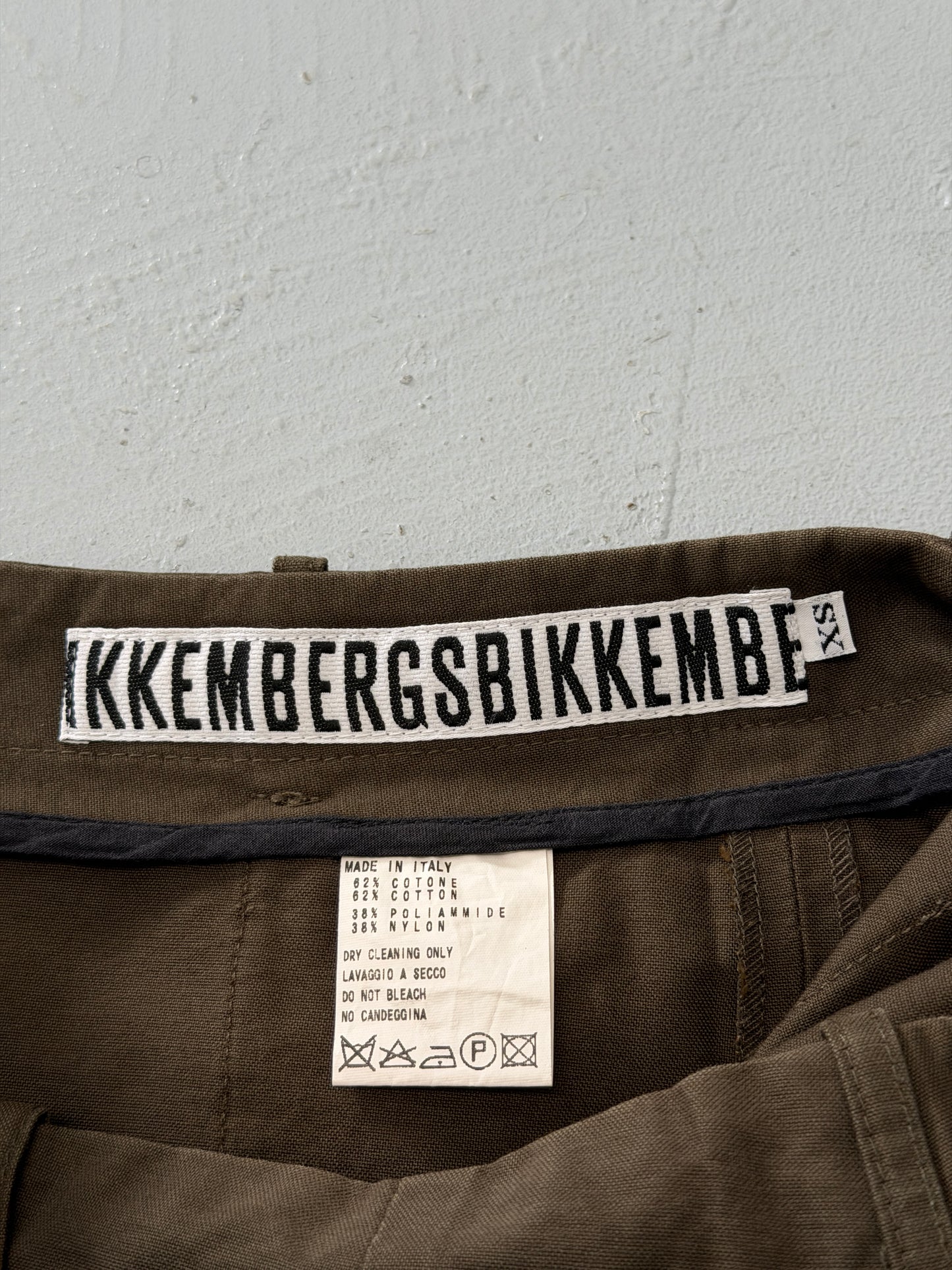 dirk bikkembergs 1990s 3d pocket pants