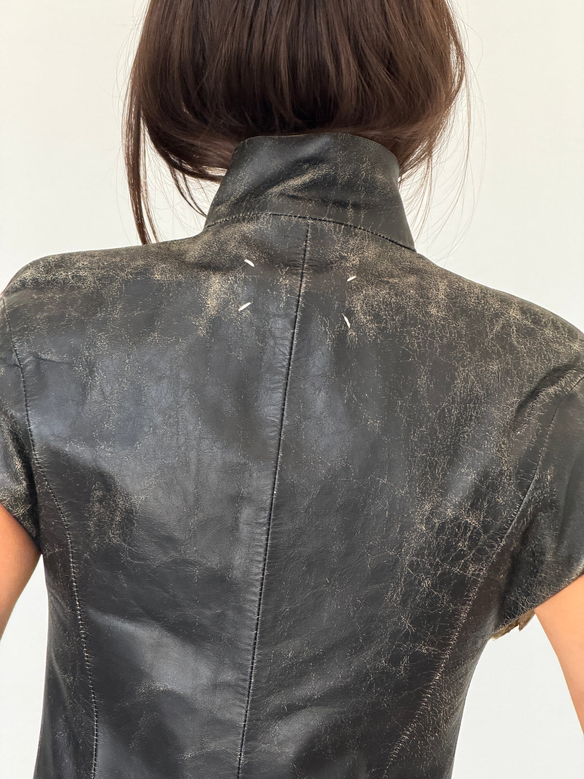 maison margiela spring summer 2012 leather vest
