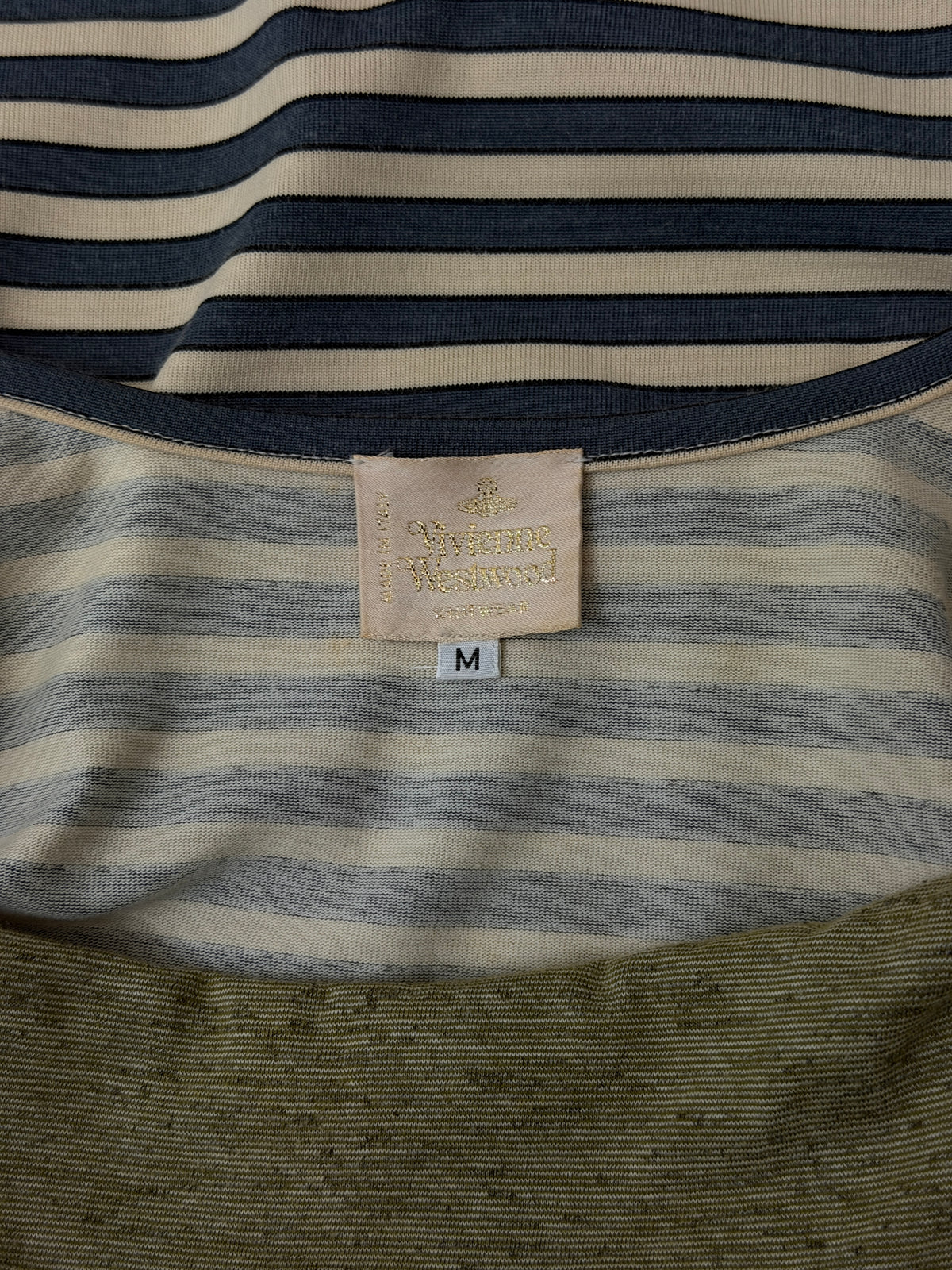 vivienne westwood 1990s gold label striped maxi dress
