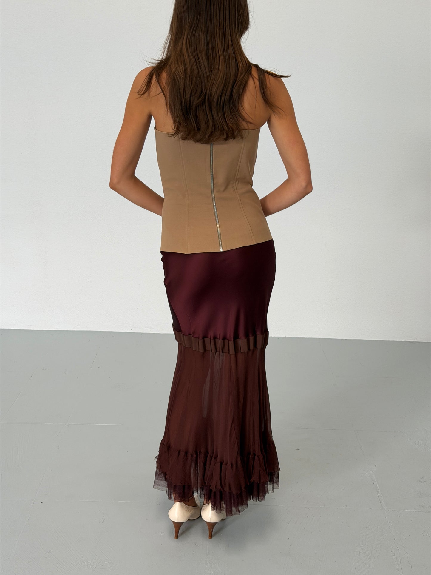 gucci 2000s bustier top