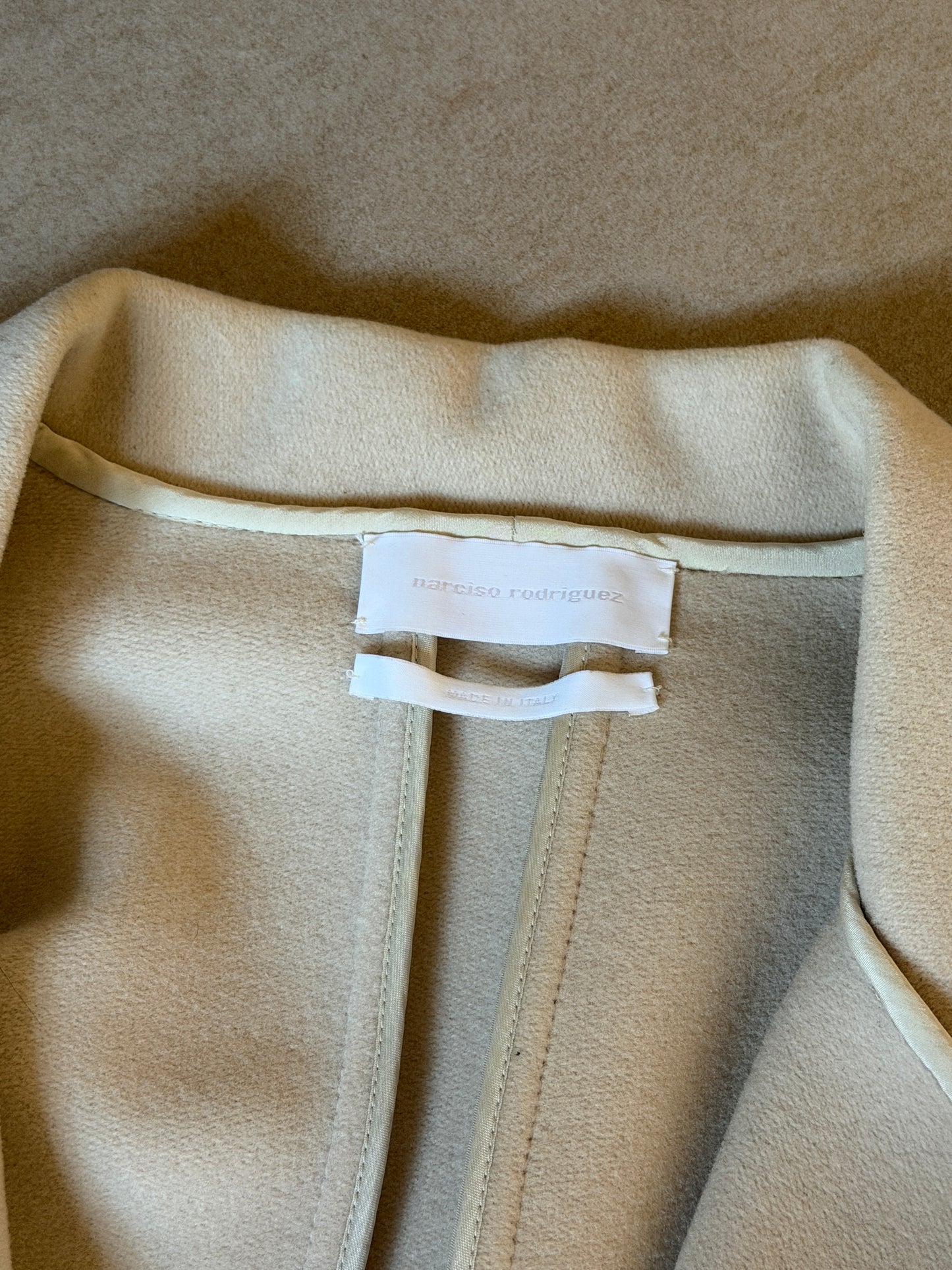 narciso rodriguez 90s structured jacket