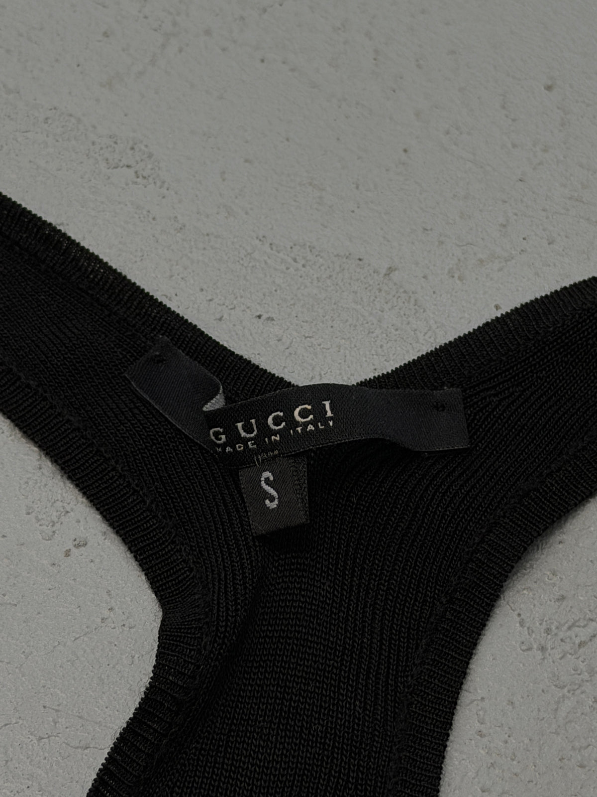 gucci by tom ford 1990s racer back top