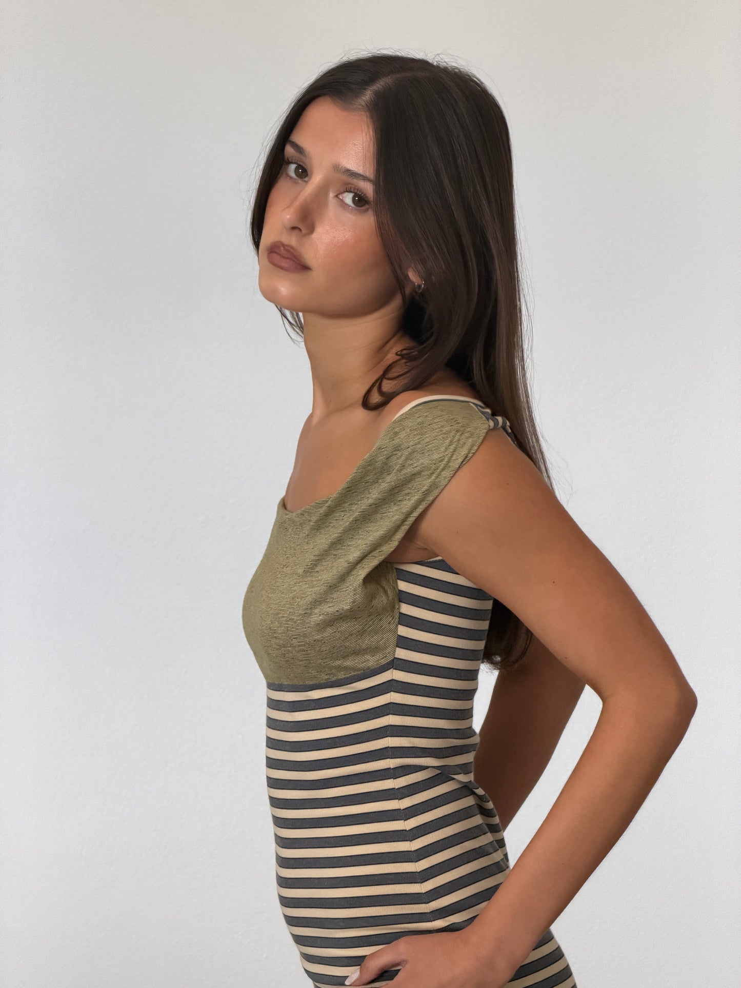 vivienne westwood 1990s gold label striped maxi dress