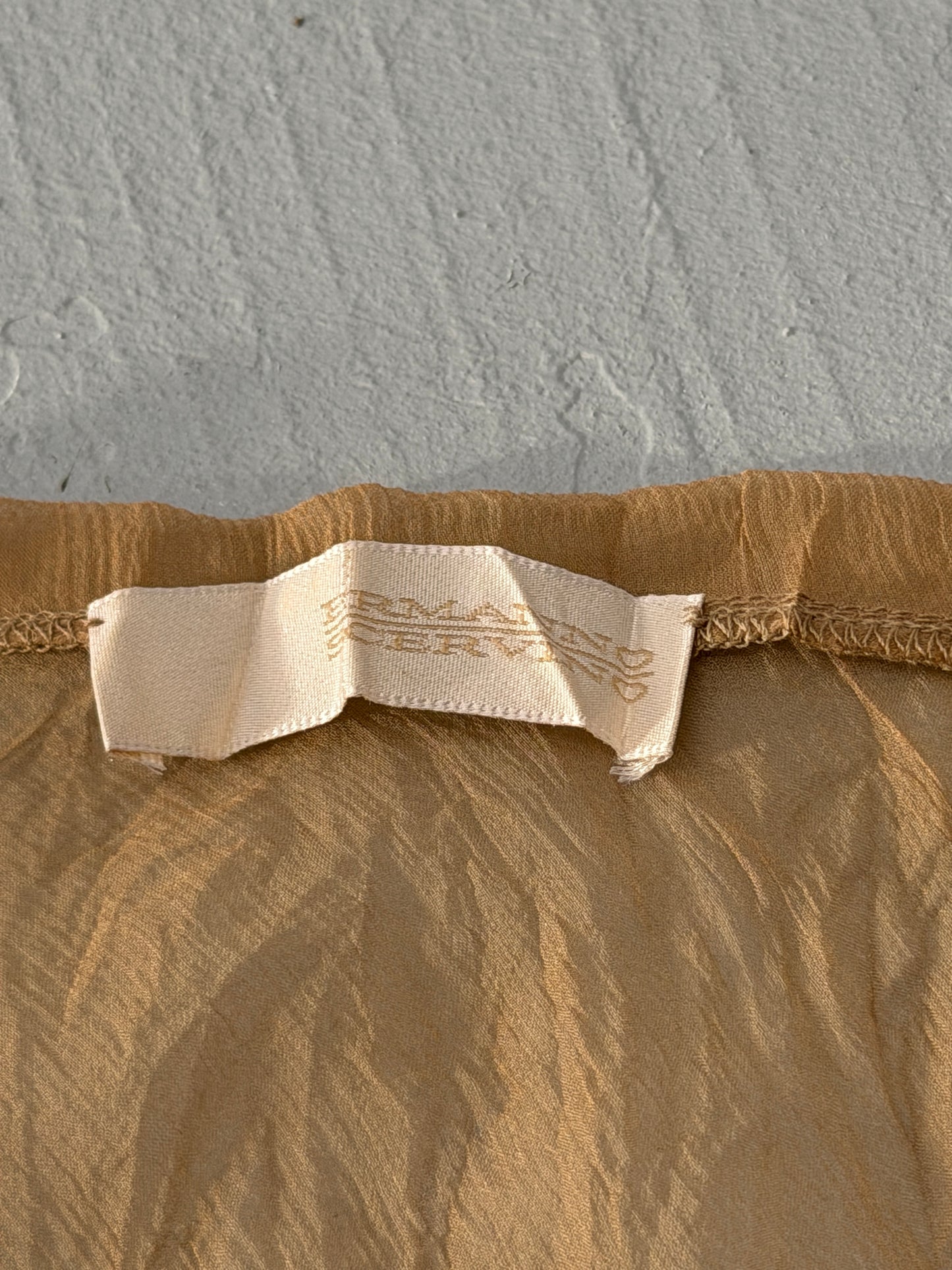 ermanno scervino sheer blouse