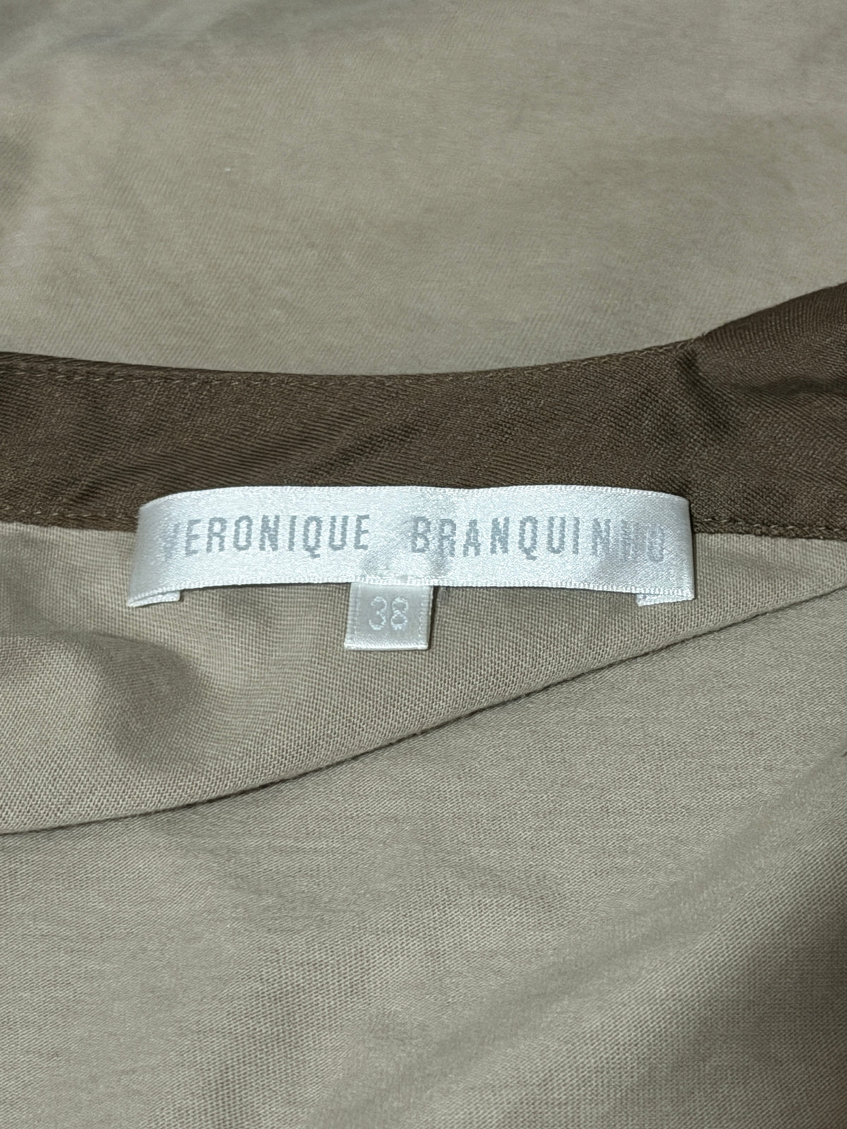 veronique branquinho 2000s ivory contrast trim camisole top