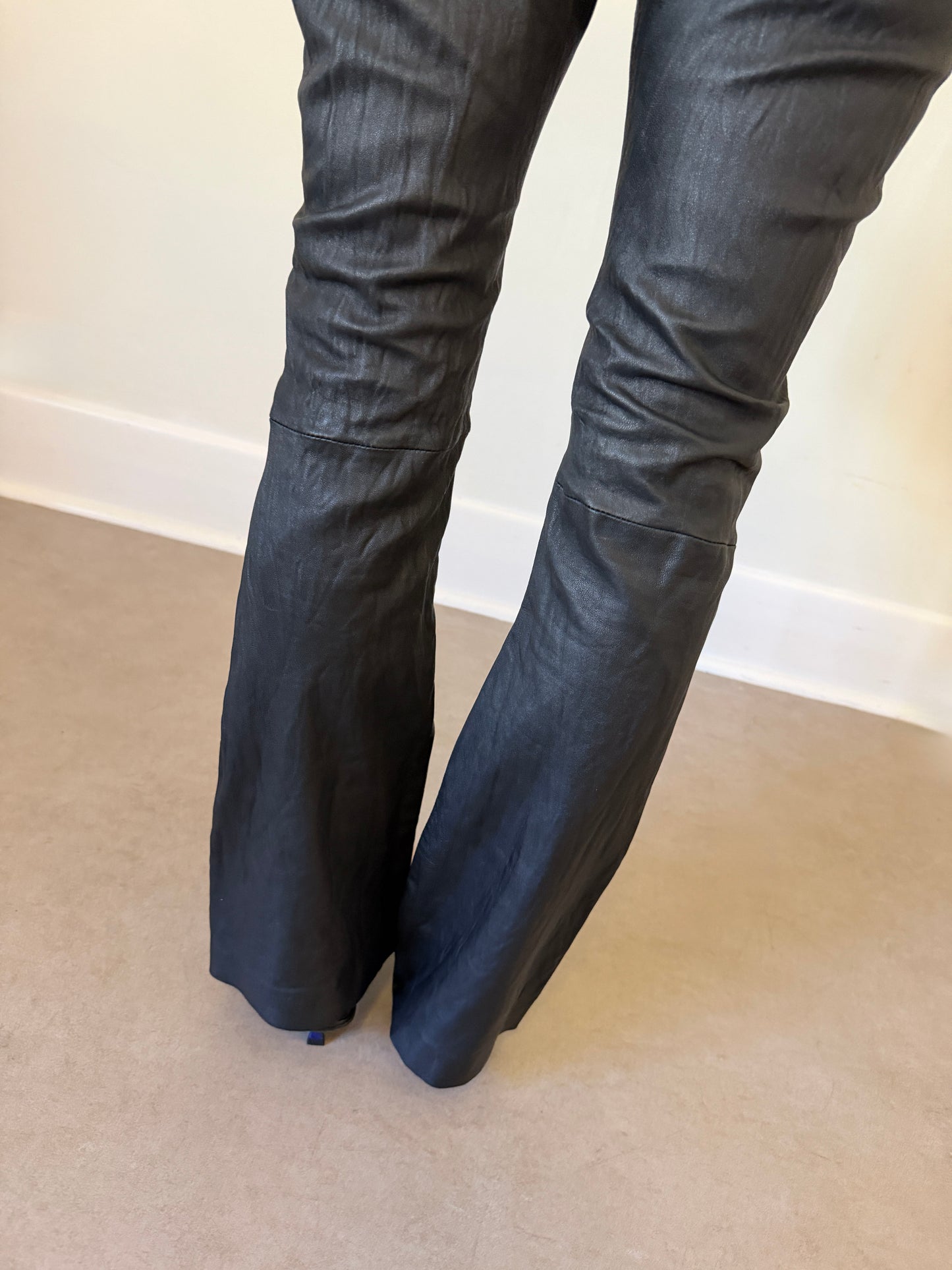 vintage genuine leather pants