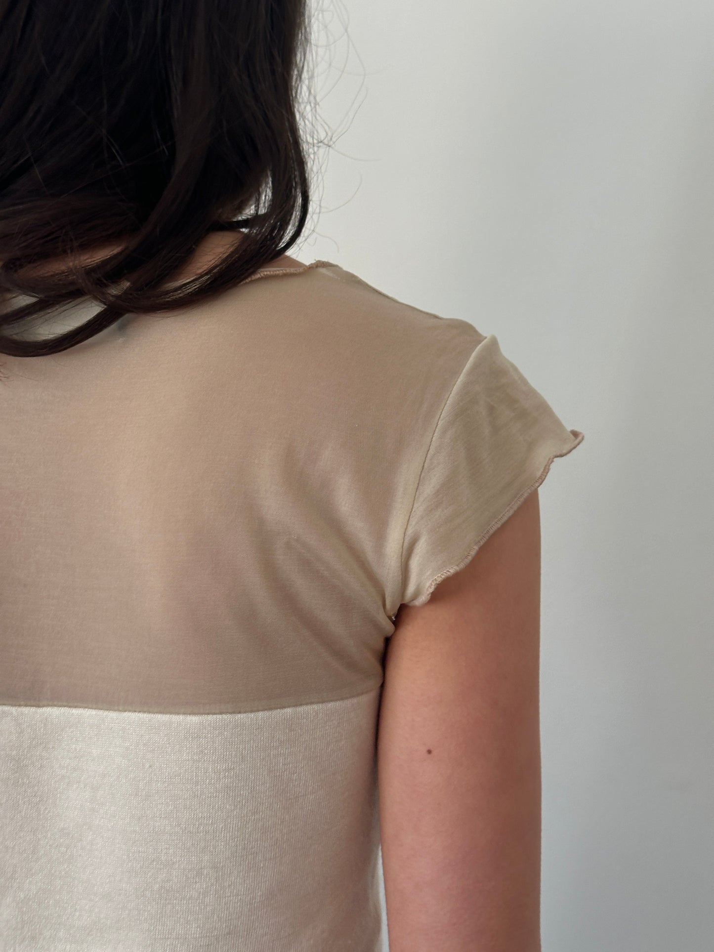 90s giorgio armani collezioni sheer top