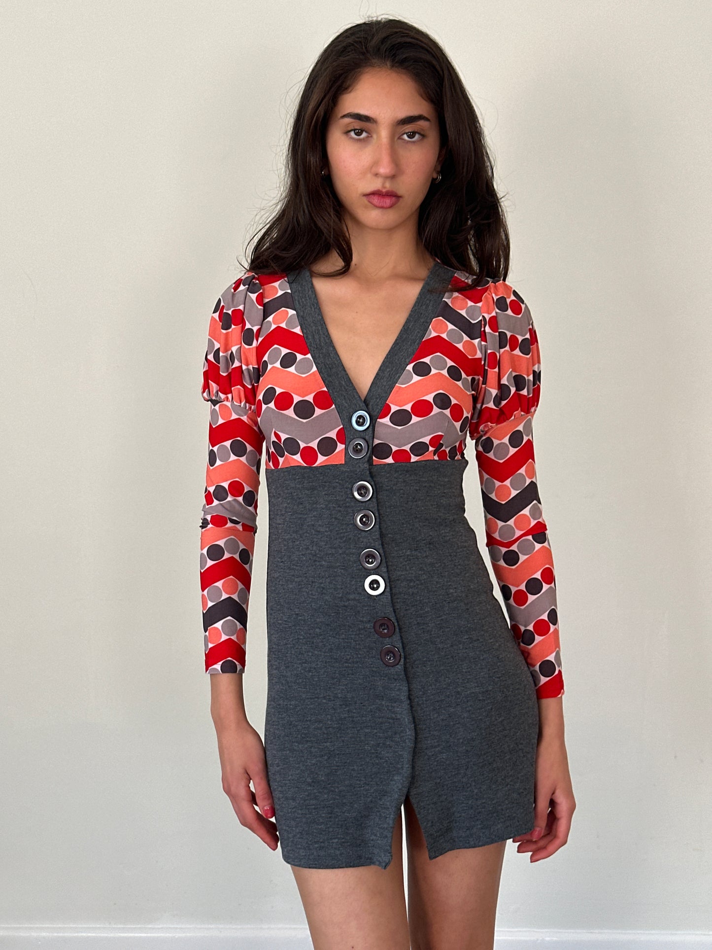 2000s polka dot top
