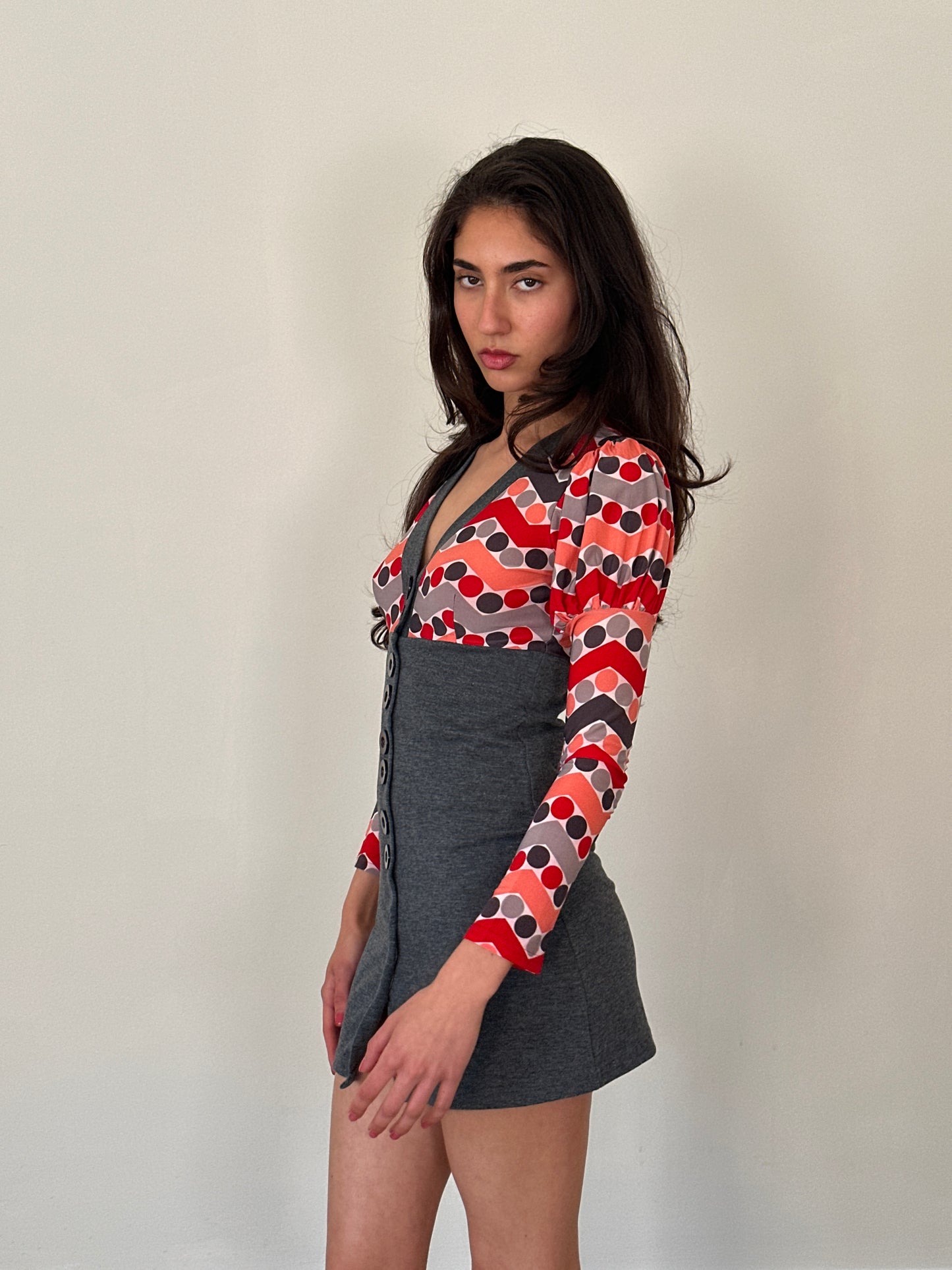 2000s polka dot top