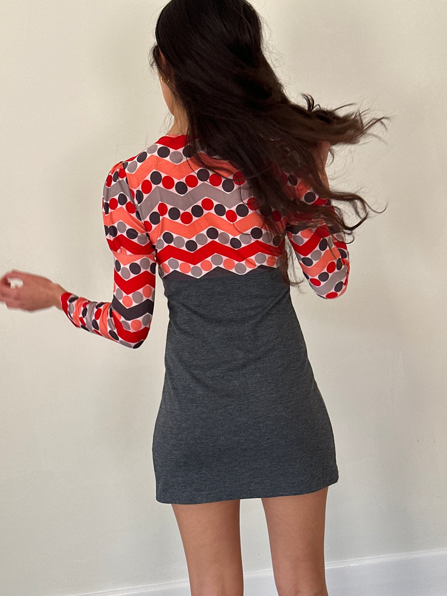 2000s polka dot top