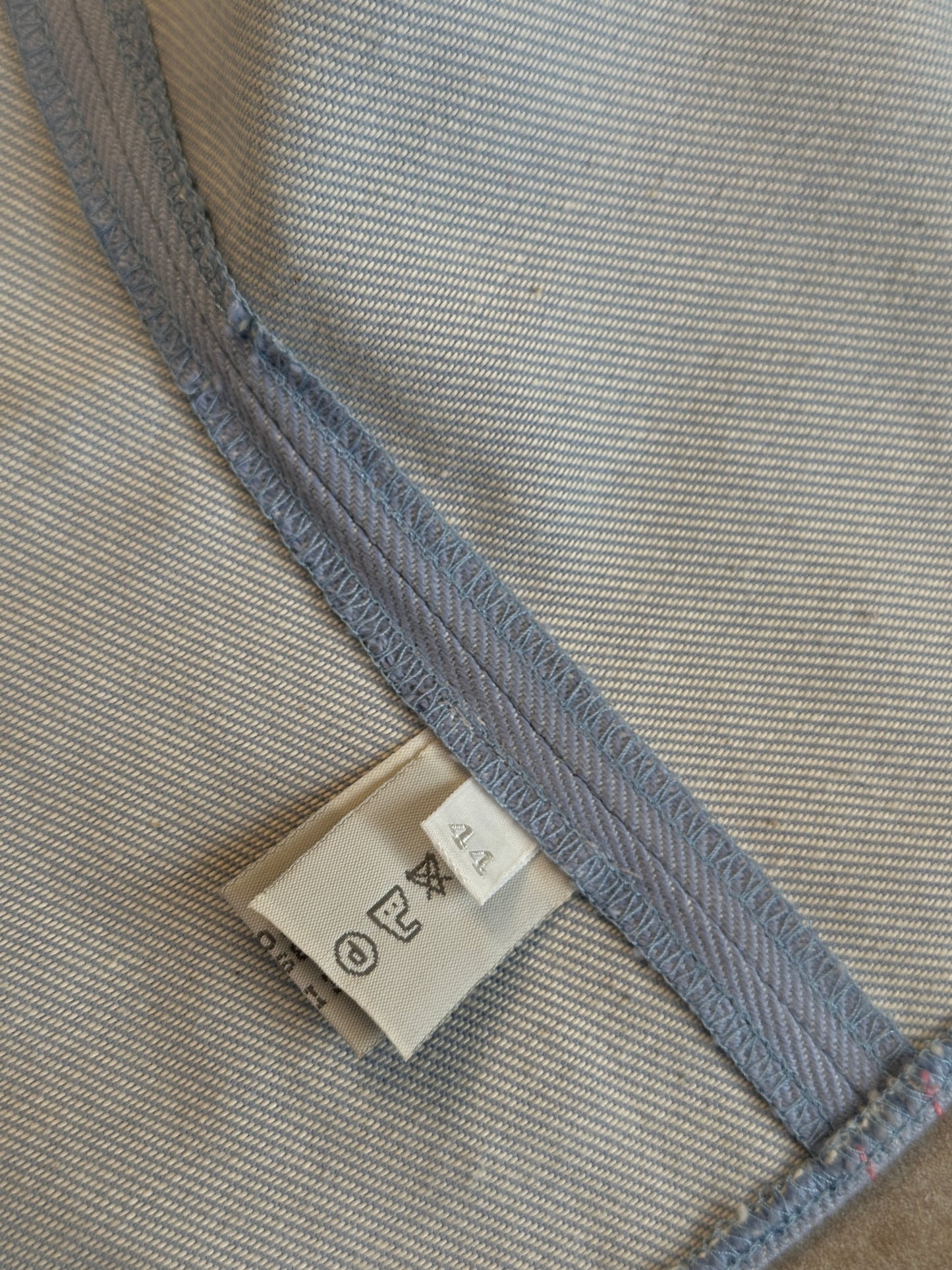 (rare) miu miu ss 2000 denim zip camisole