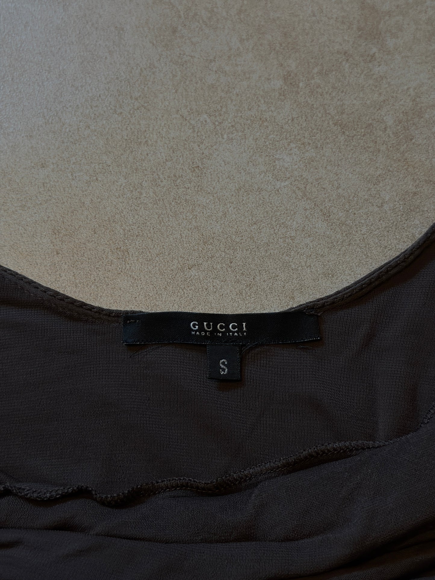 gucci fall winter 2002 by tom ford knot dress