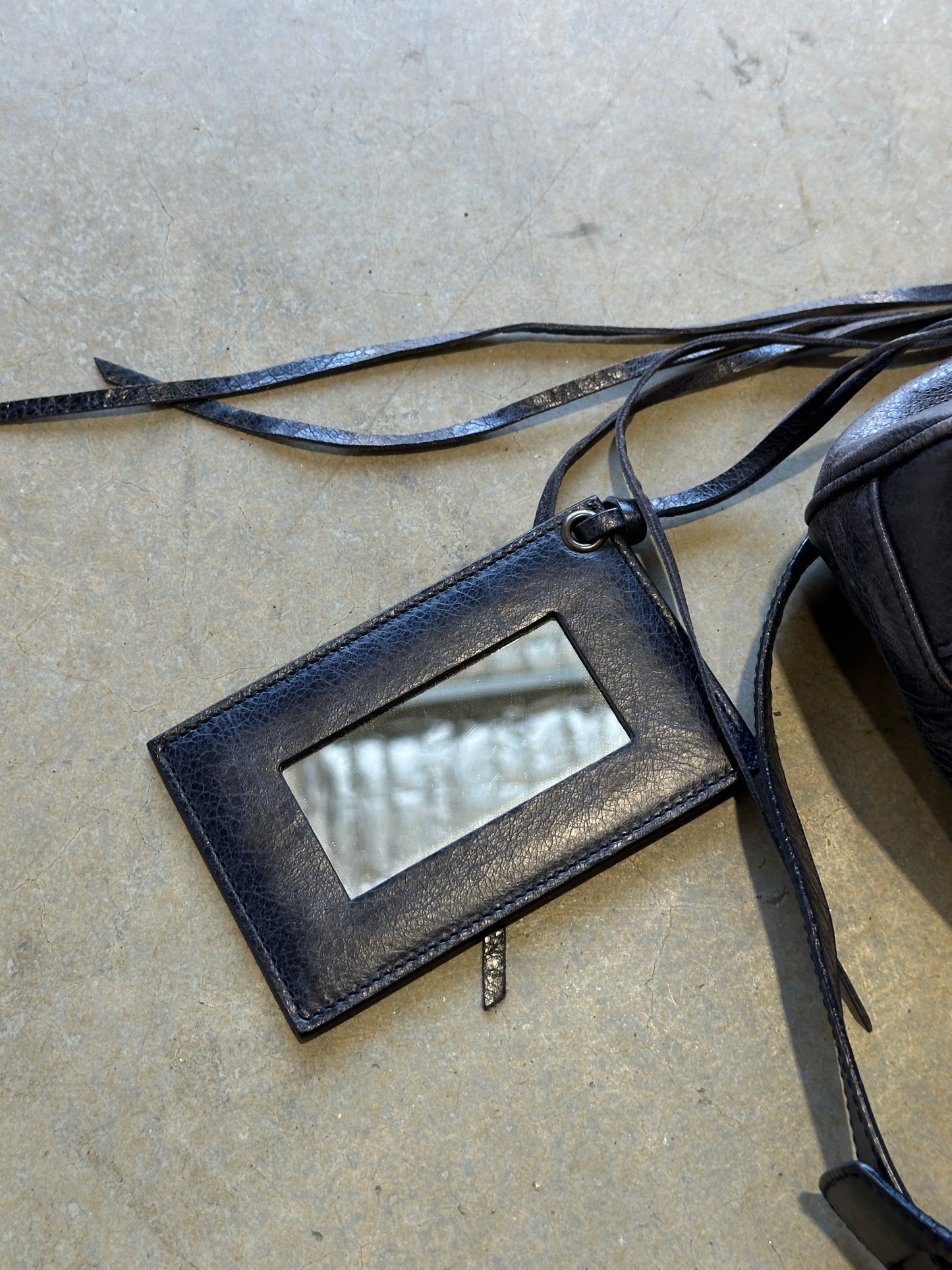 balenciaga dark purple mini city bag
