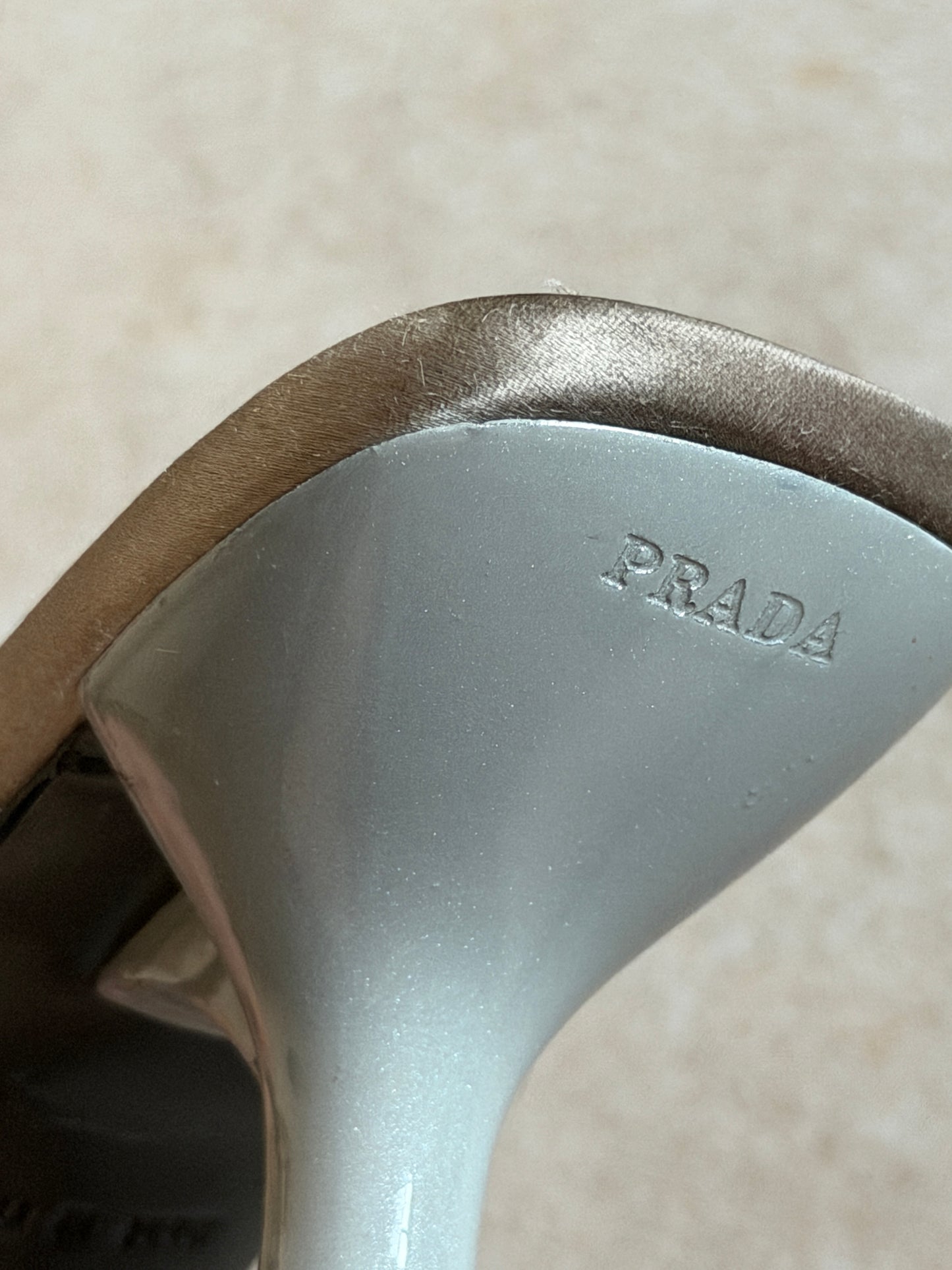 prada spring summer 2000 disc heels