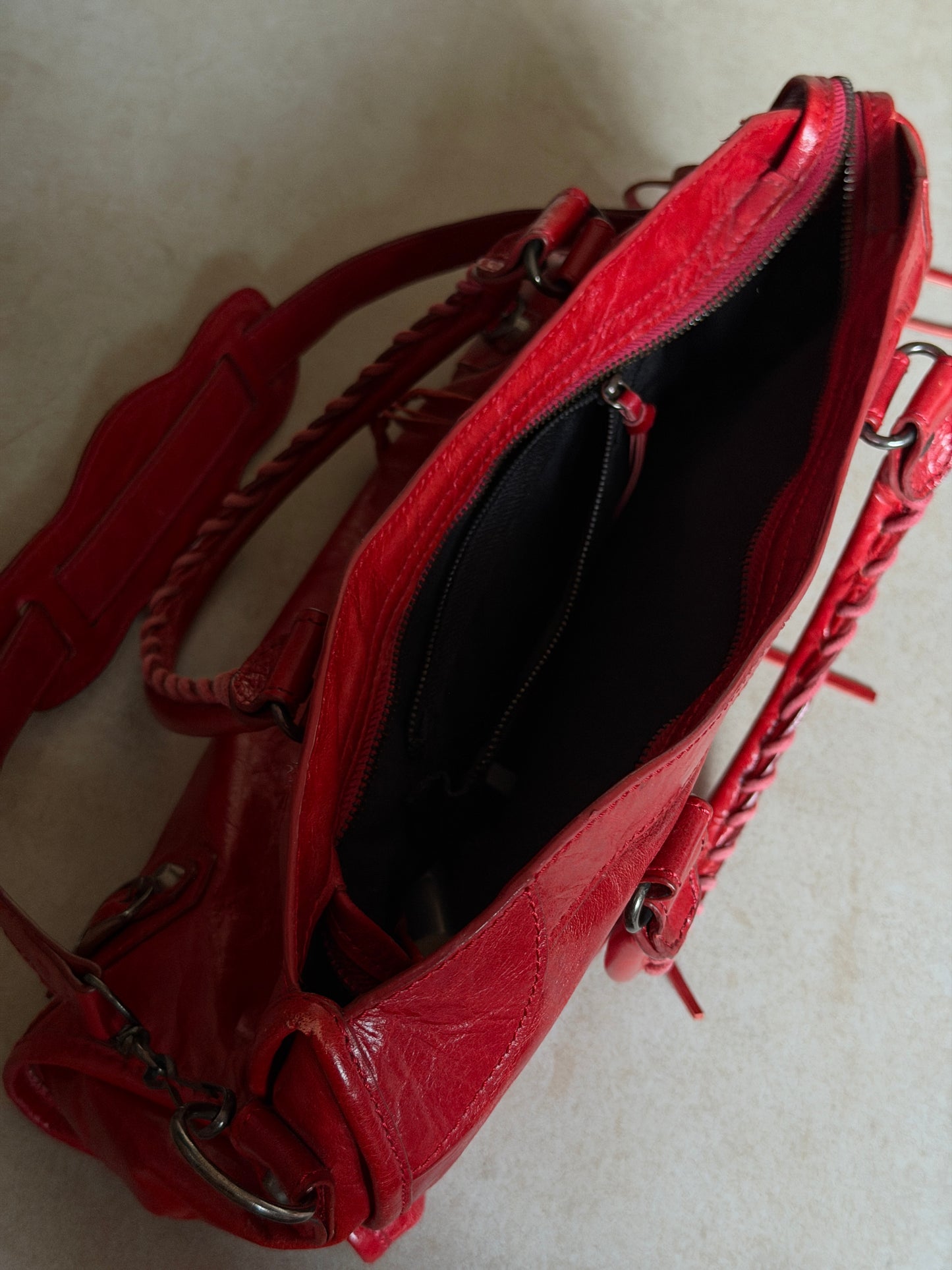 genuine leather city bag