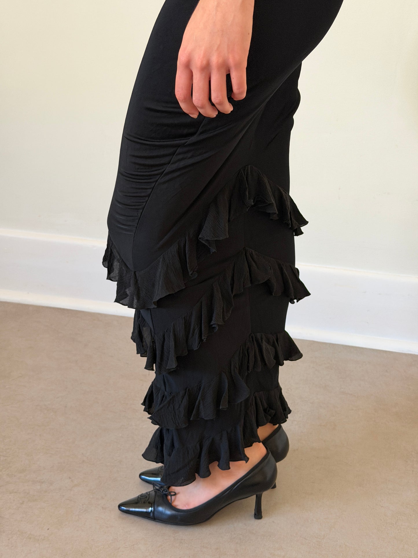 christian dior fall 2003 by john galliano ruffle skirt