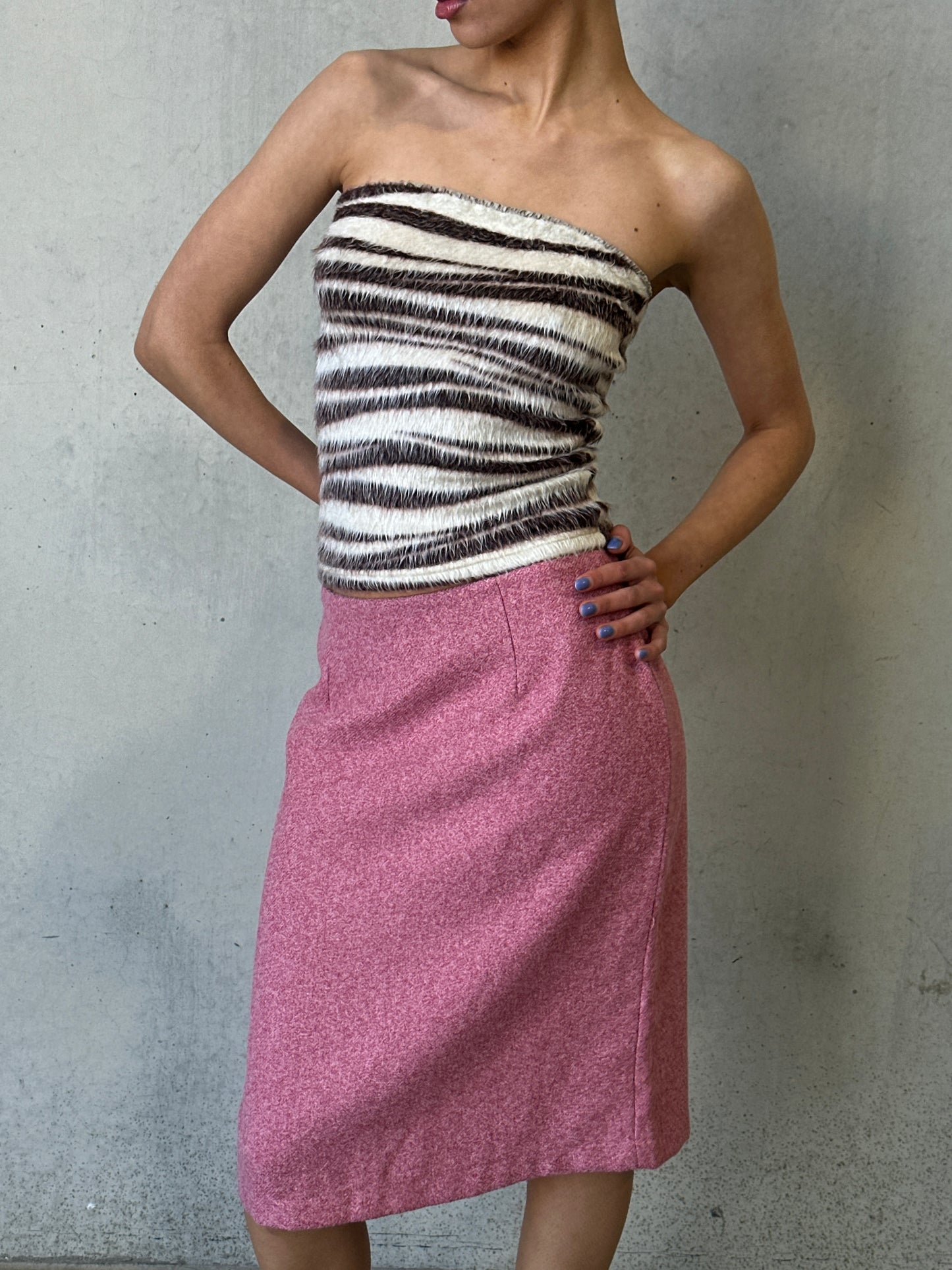 80s wool skirt