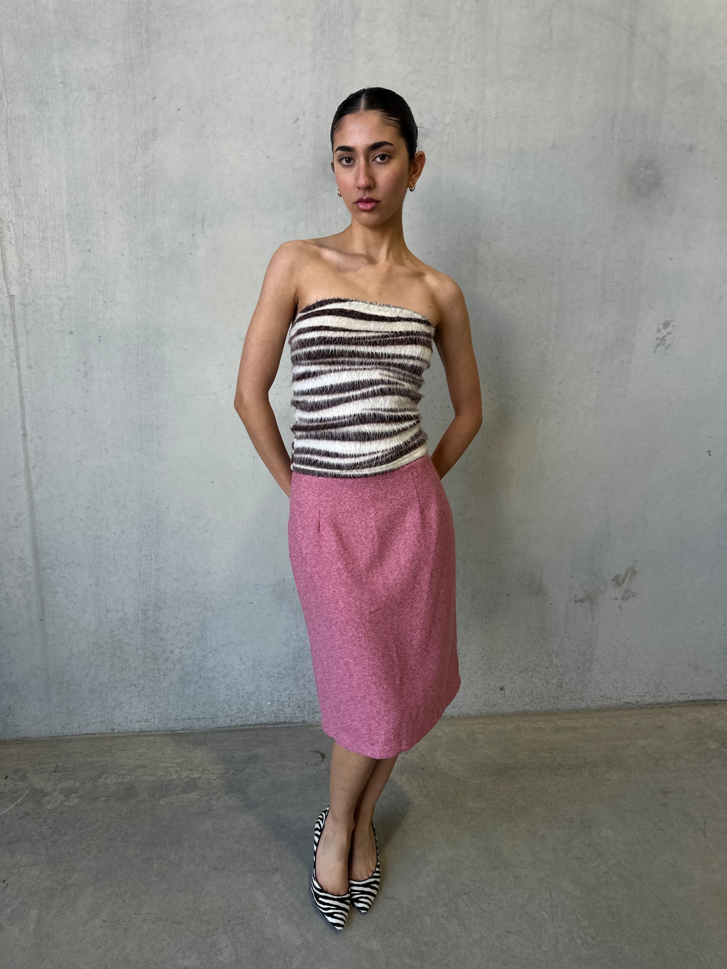 80s wool skirt