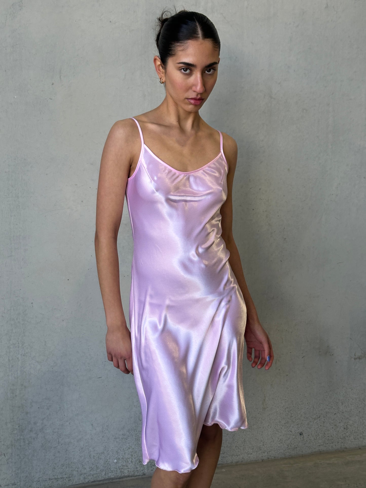 vintage satin slip dress