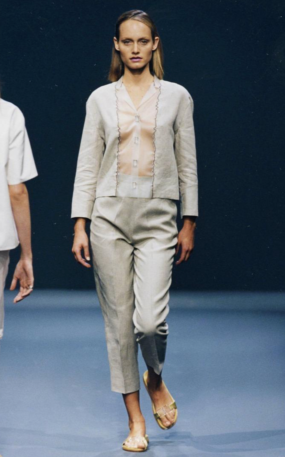 (permanent collection) prada spring 1998 glaze cotton jacket