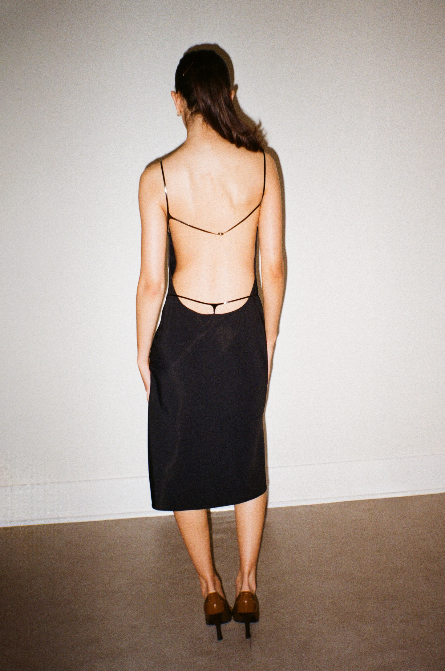 (permanent collection) prada spring summer 2000 leather strap dress