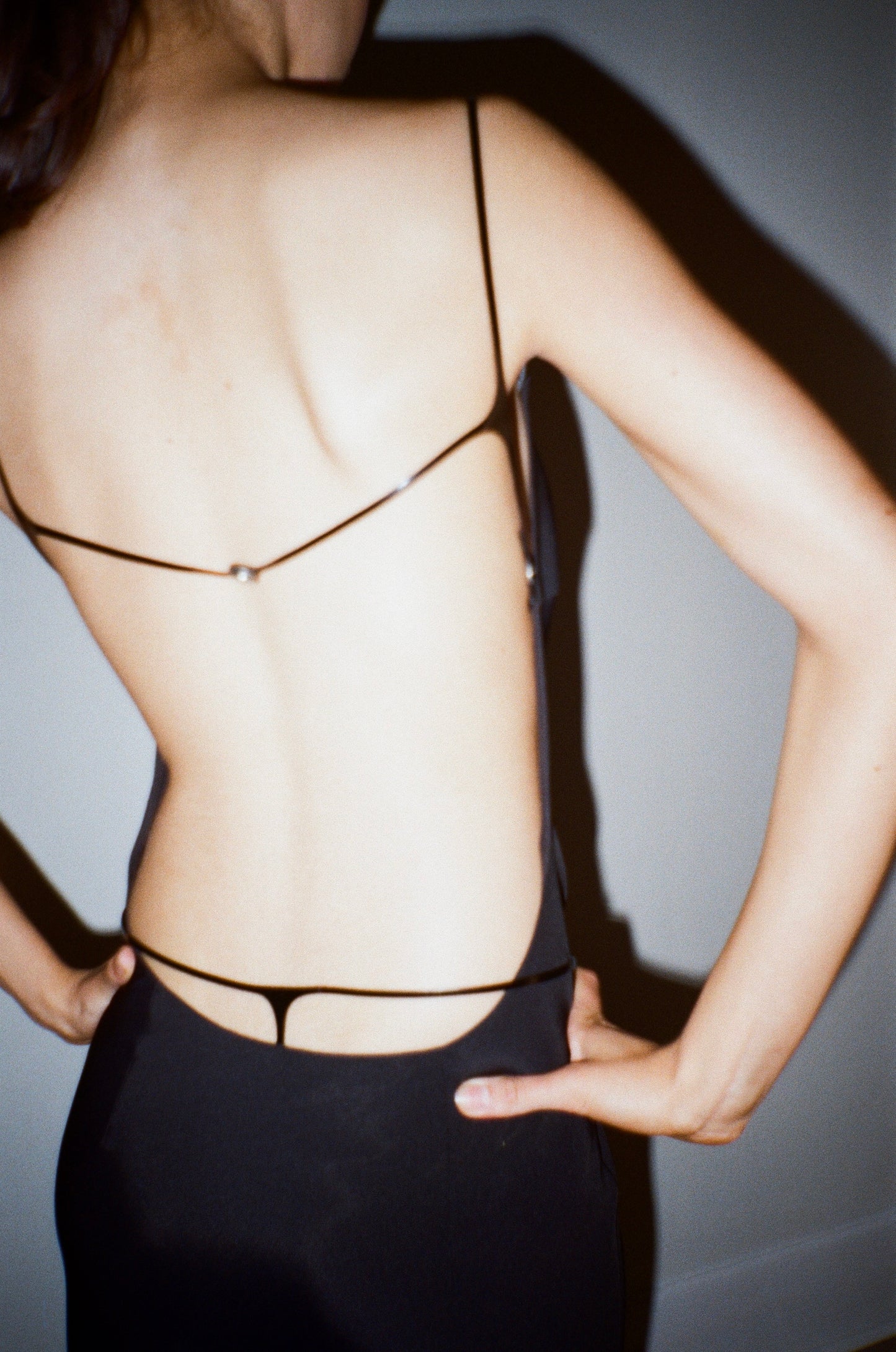 (permanent collection) prada spring summer 2000 leather strap dress