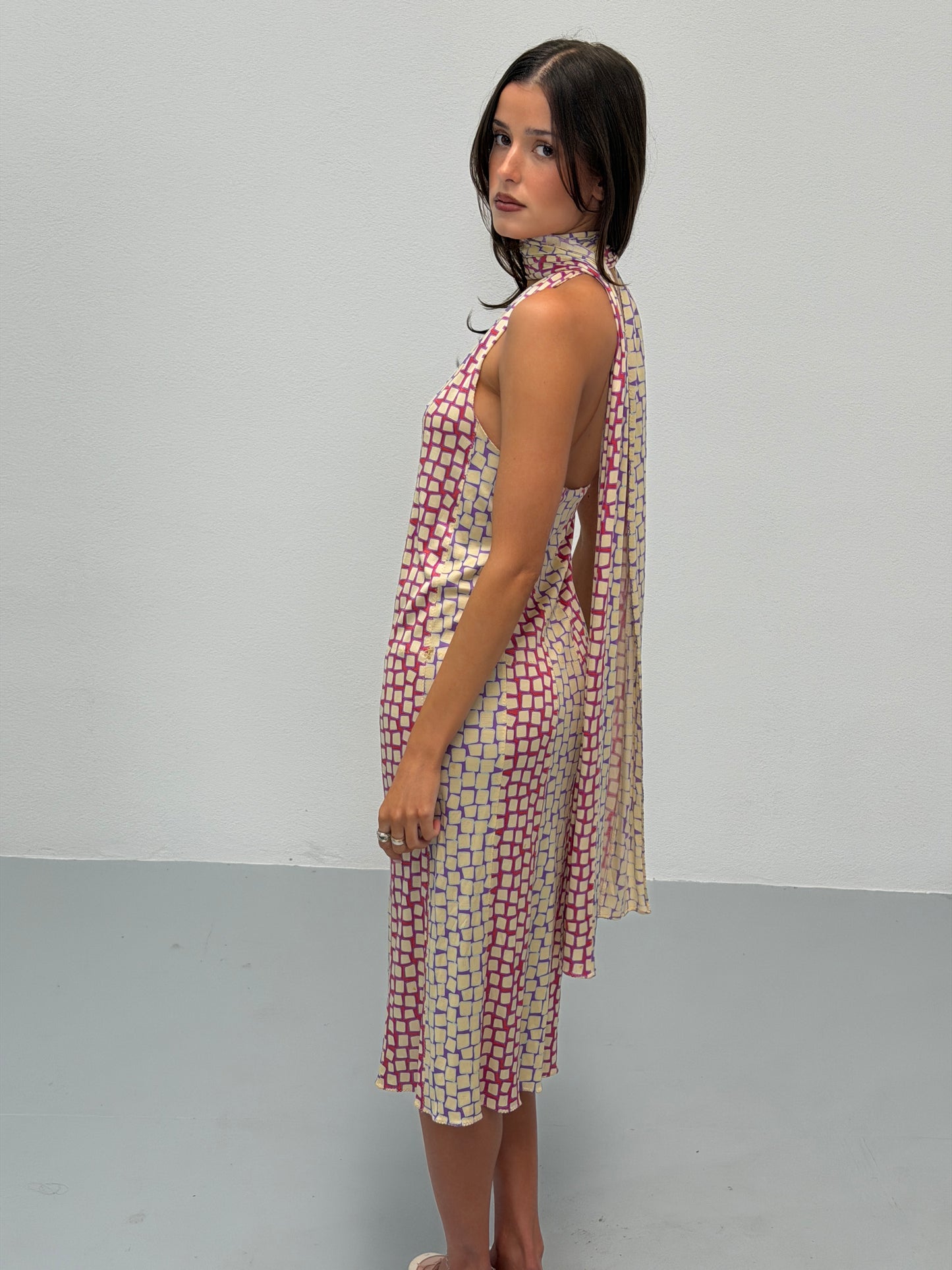 (reserved) louis vuitton spring 2000 by marc jacobs silk dress