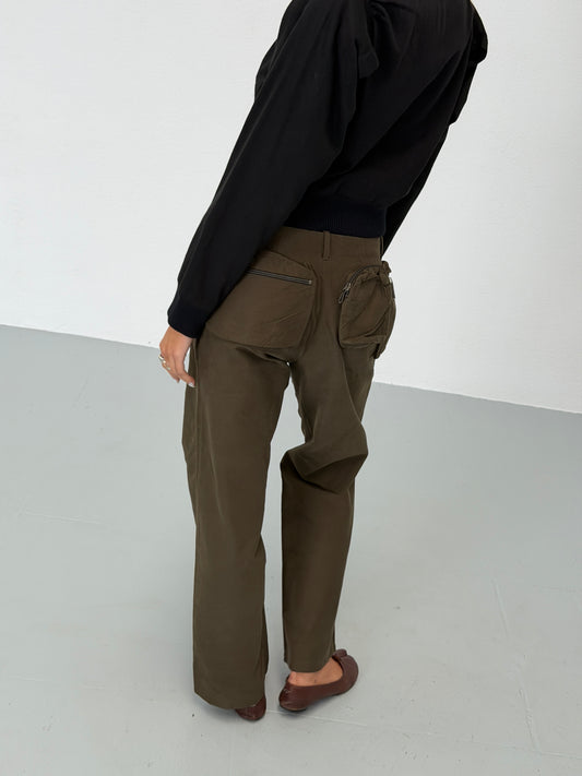 dirk bikkembergs 1990s 3d pocket pants