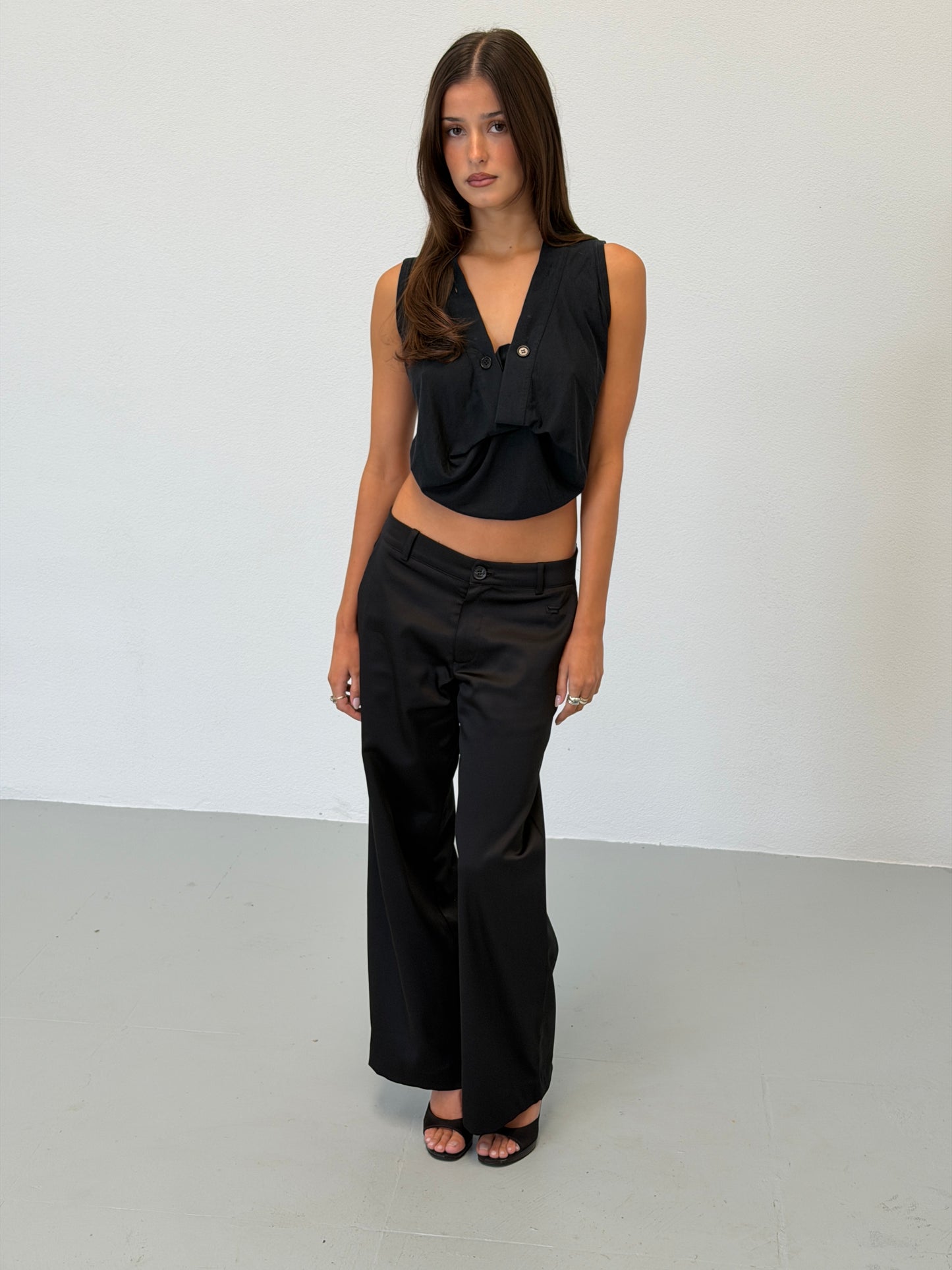 (rare) helmut lang spring 2005 runway draped top