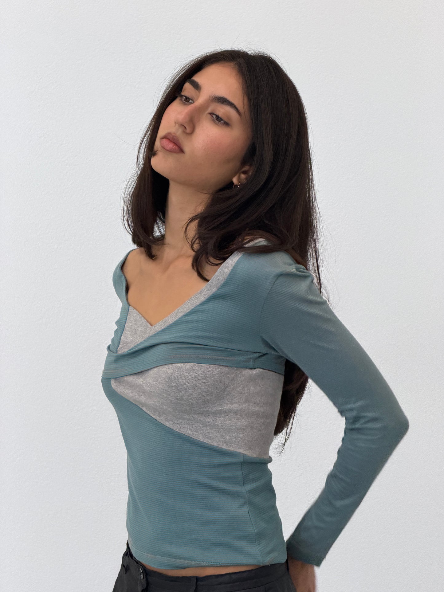 (rare) hussein chalayan spring summer 2003 layered top