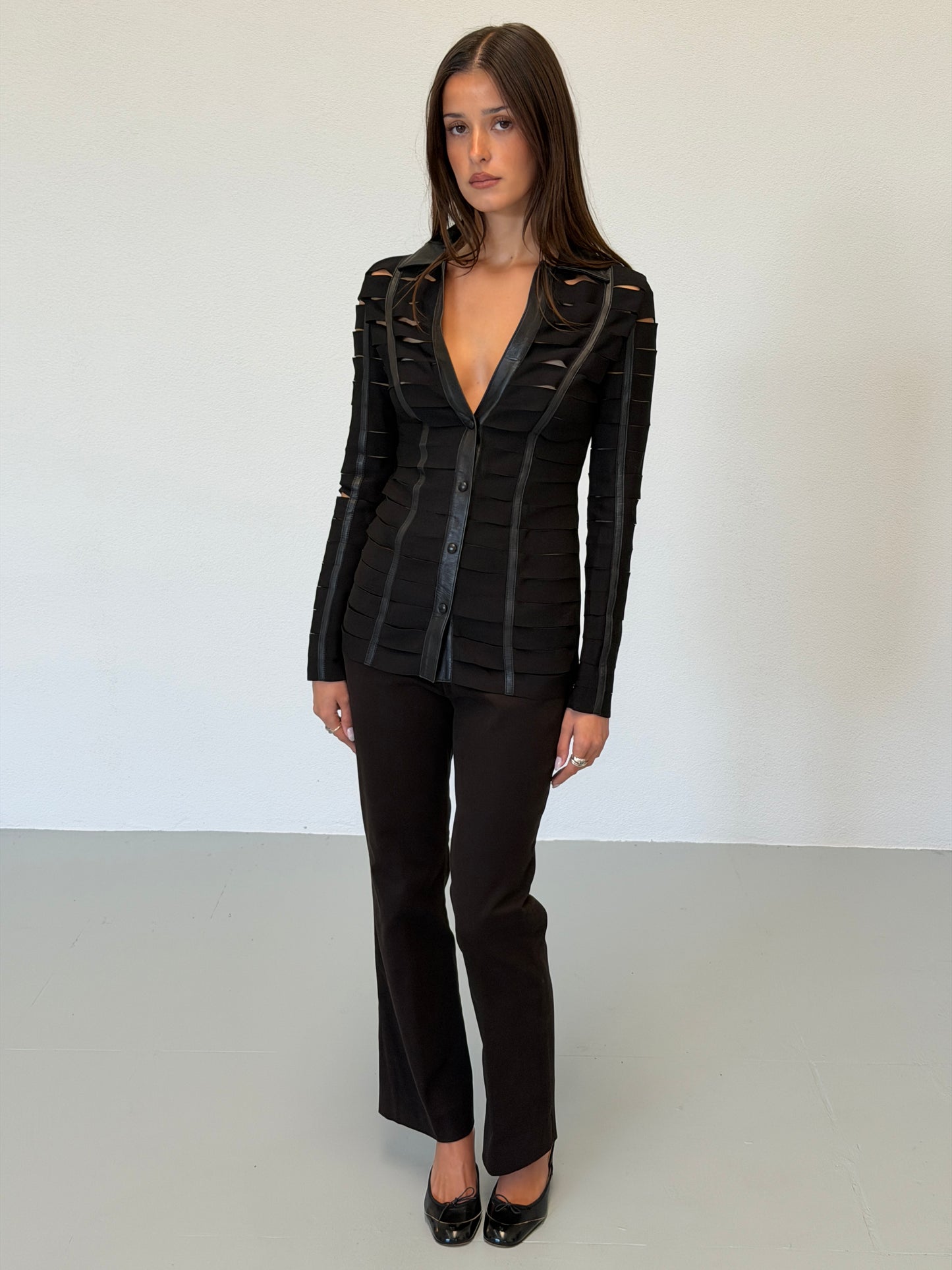 tomaso stefanelli 2000s cut-out jacket