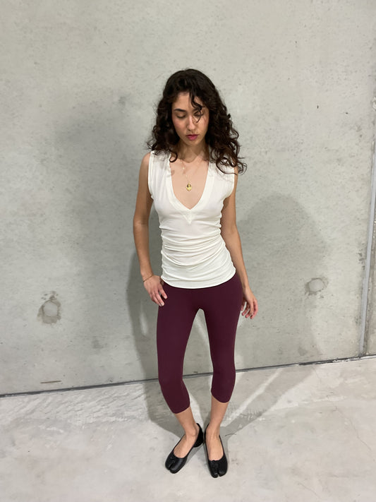 white mesh tank