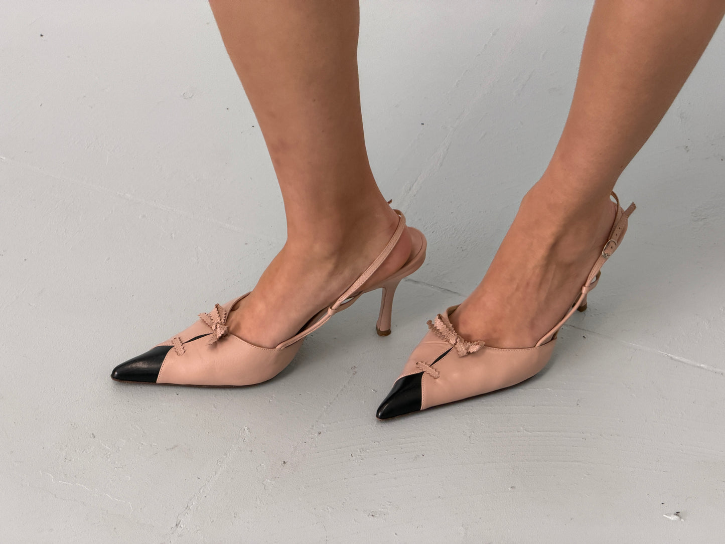 vintage slingback heels