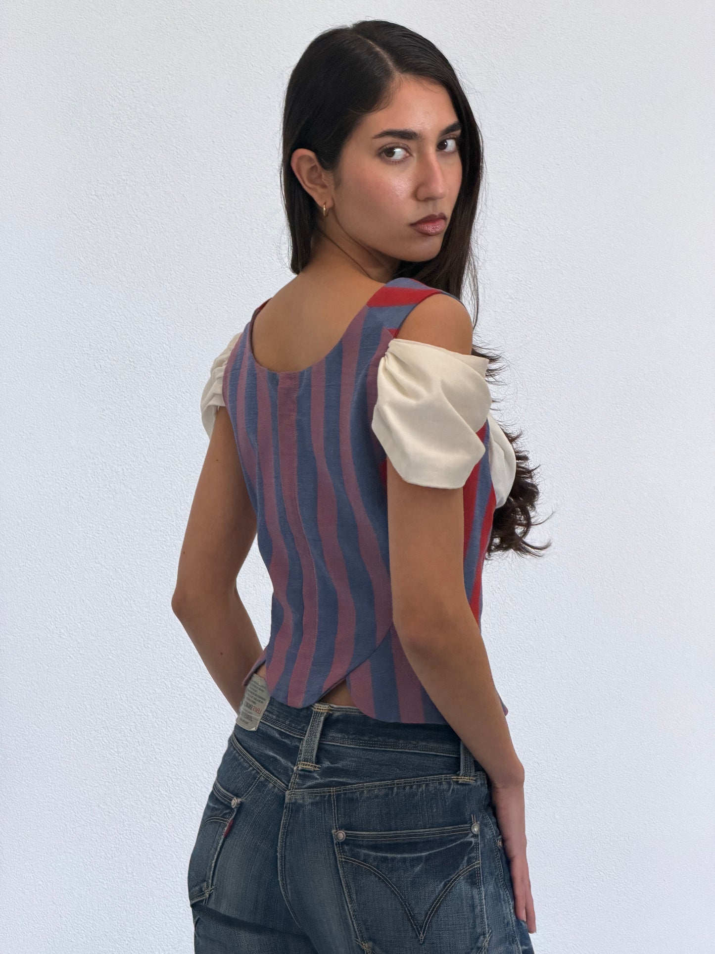 (rare) vivienne westwood spring summer 1998 striped corset