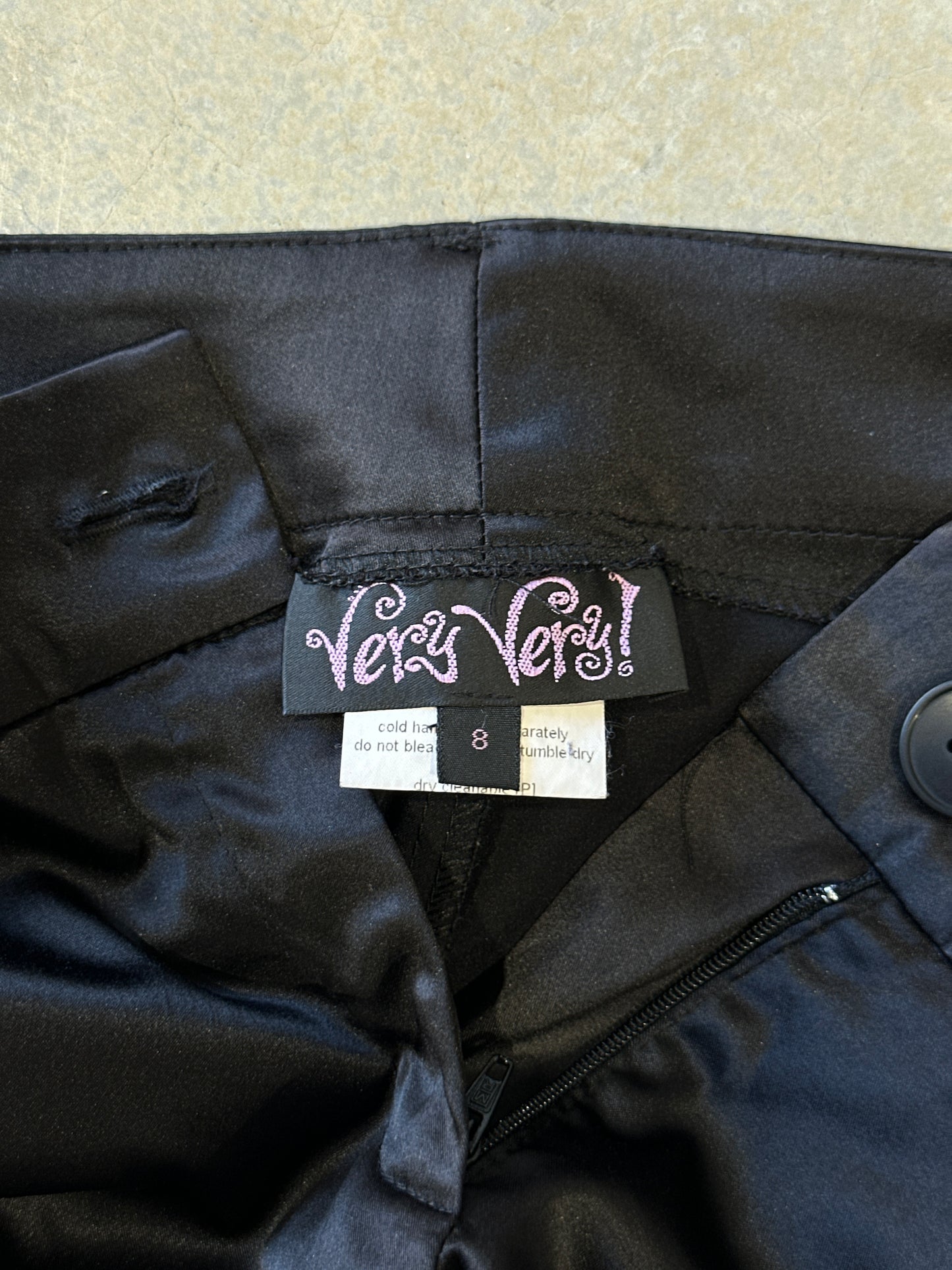 90s satin pants