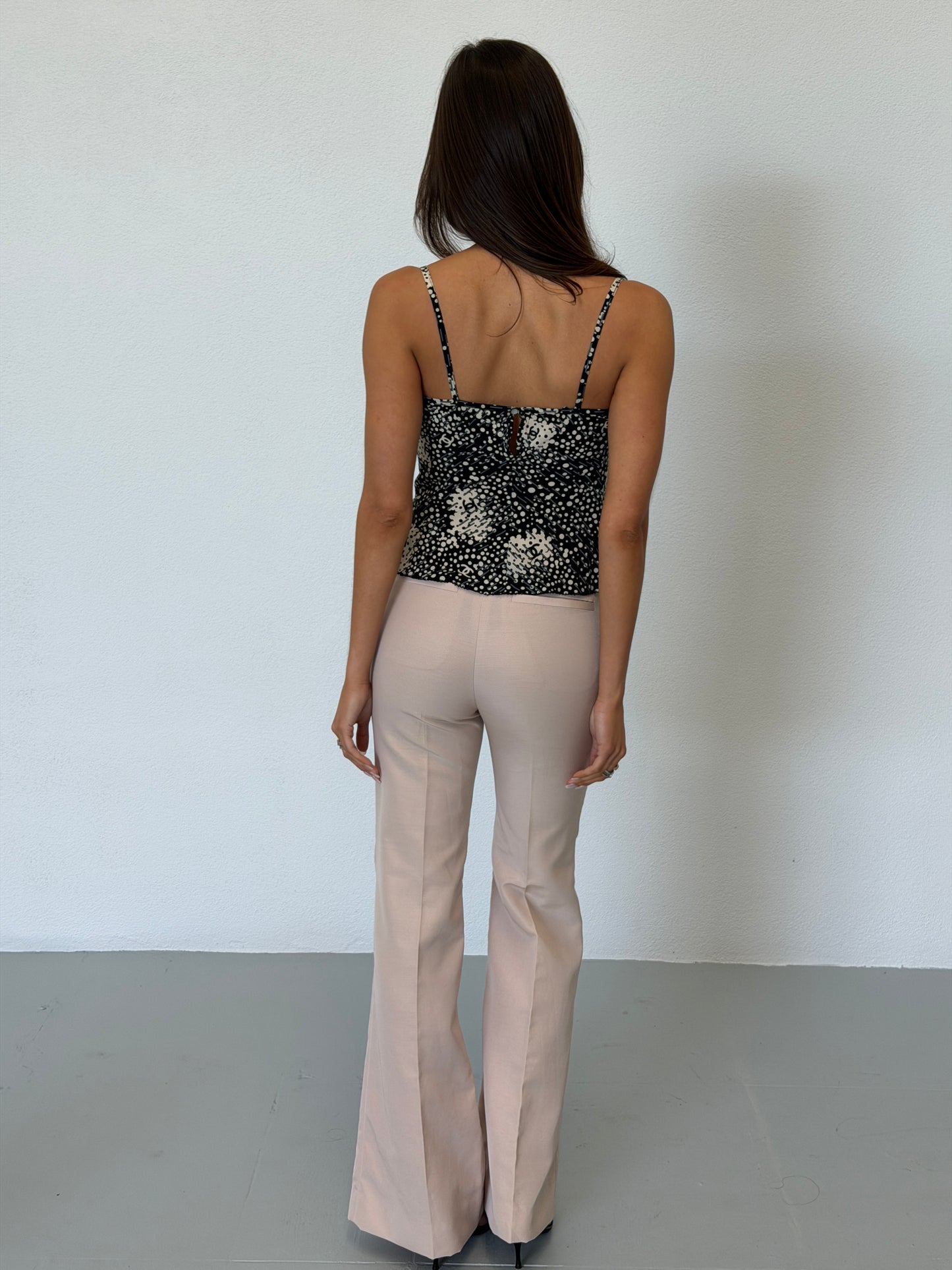 (rare) chanel fall winter 2002 runway beaded camisole