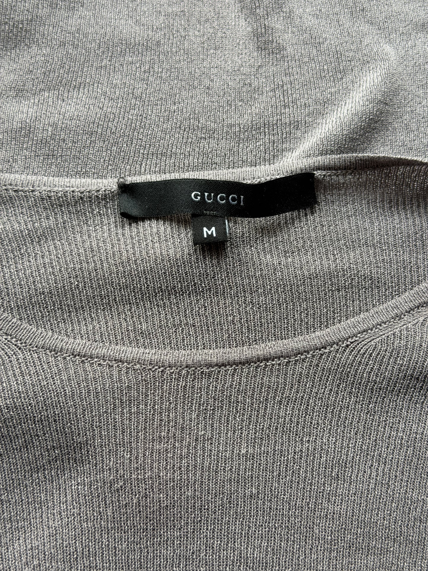 gucci by tom ford lilac bell sleeve top