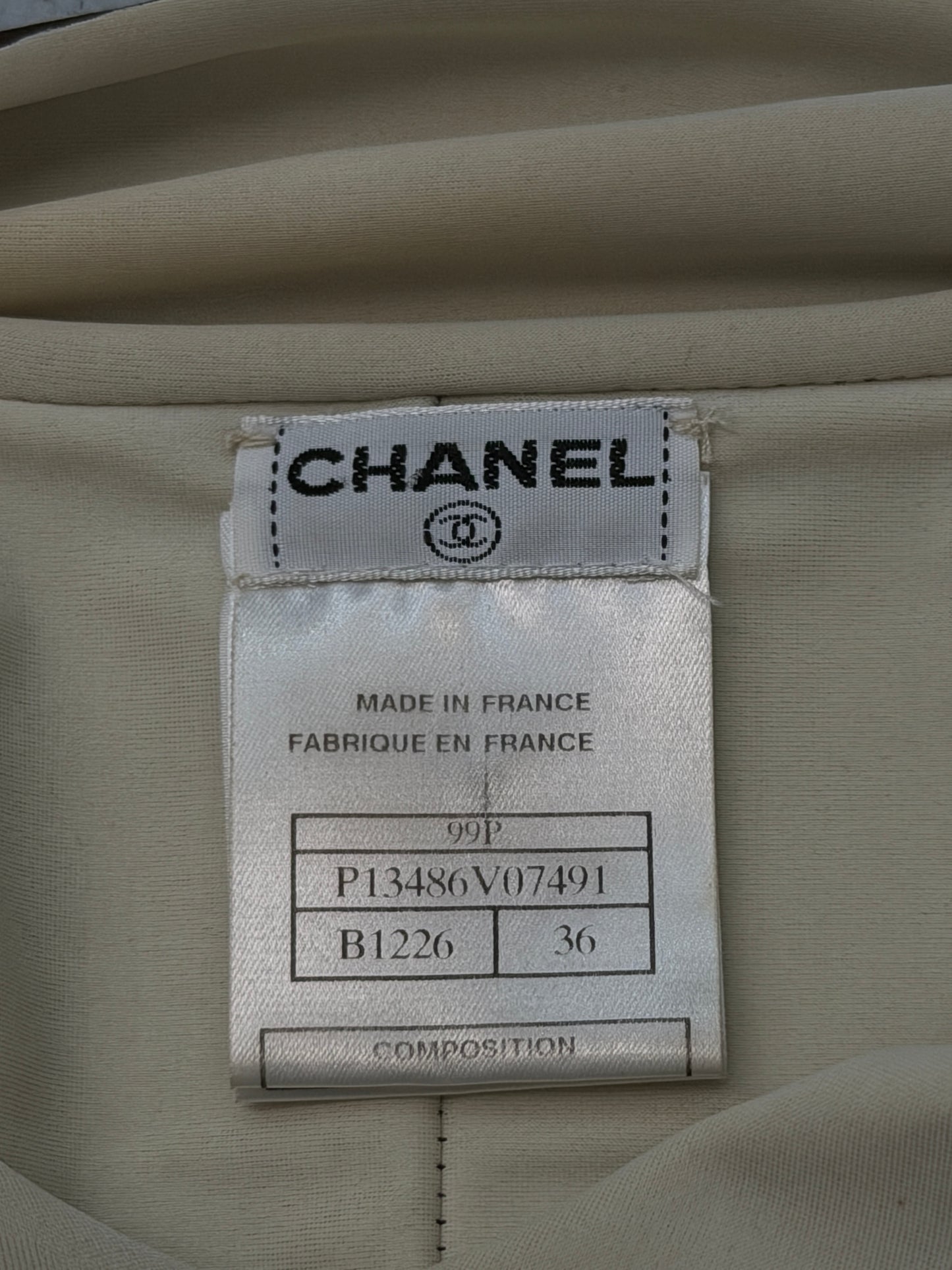 chanel spring 2000 runway zip top