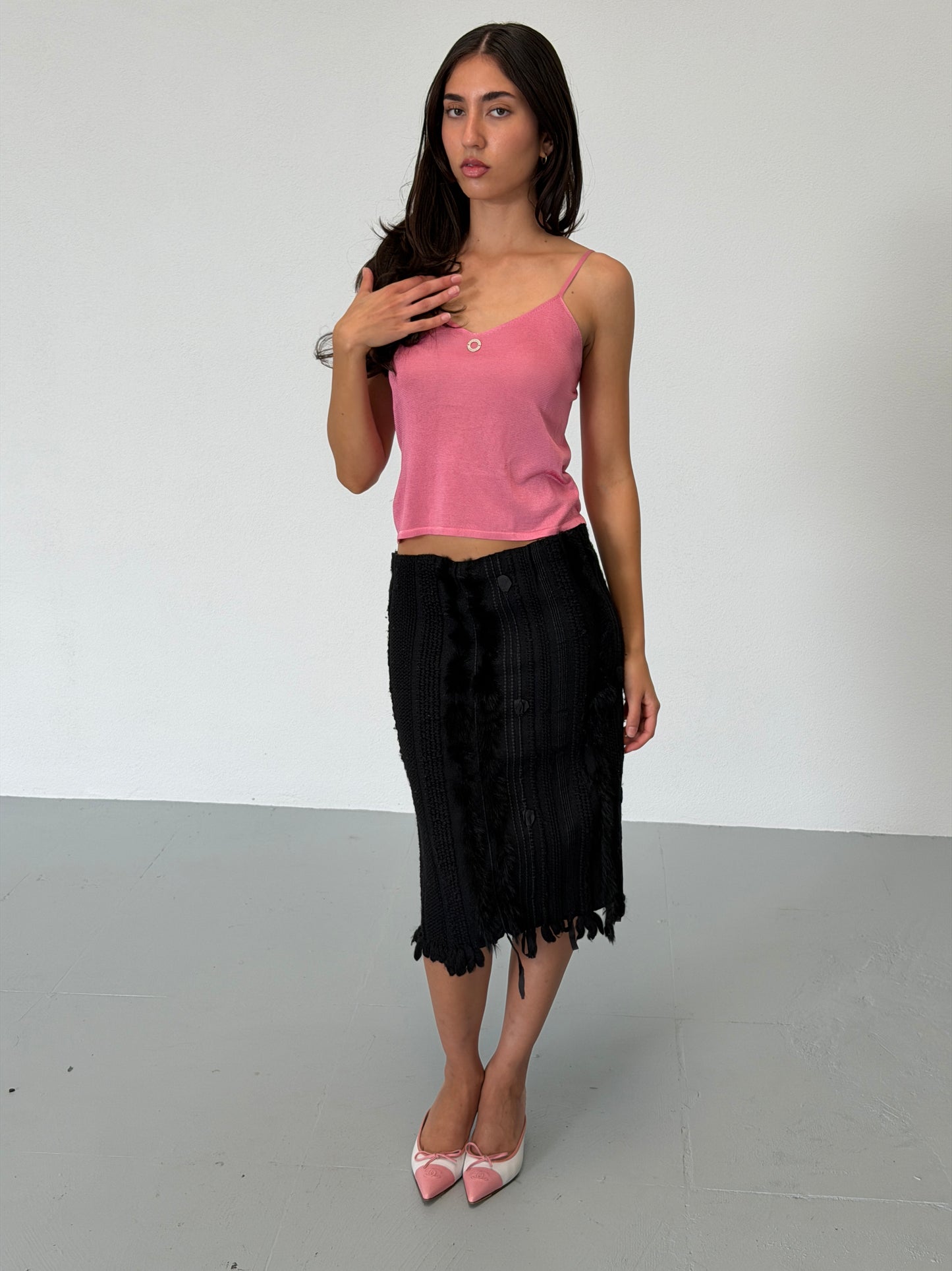 (rare) gucci fall 2002 runway skirt