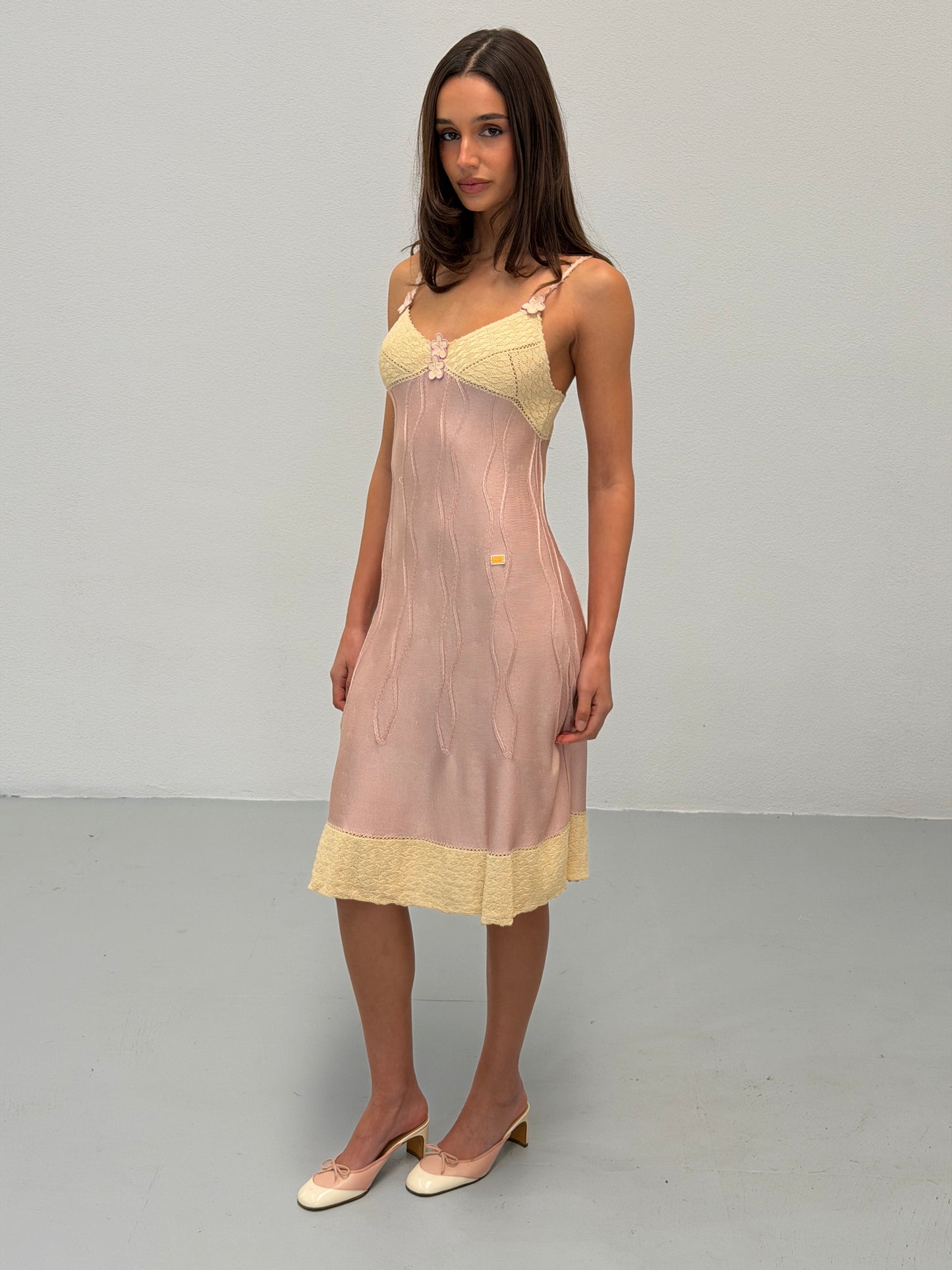 chanel spring summer 2005 runway knit dress