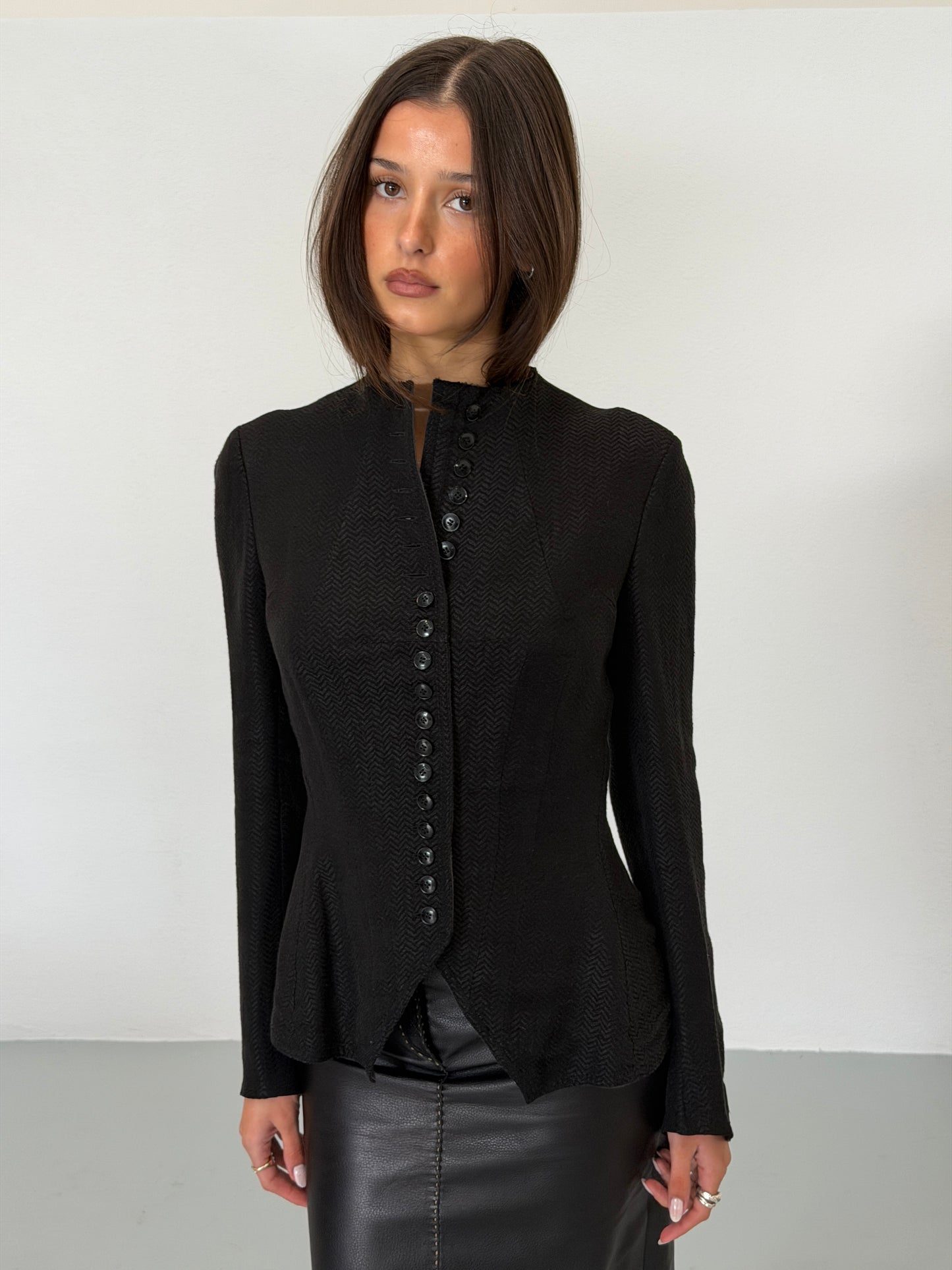 (rare) yohji yamamoto femme spring summer 1998 runway jacket