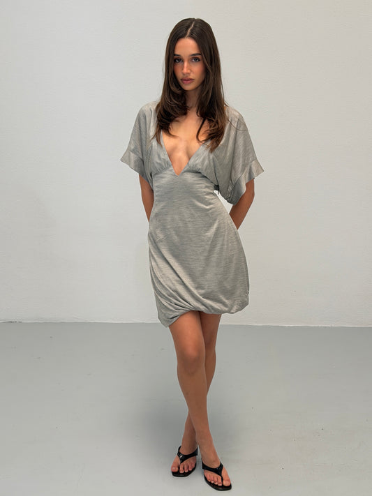 gucci by tom ford fall winter 2002 draped dress