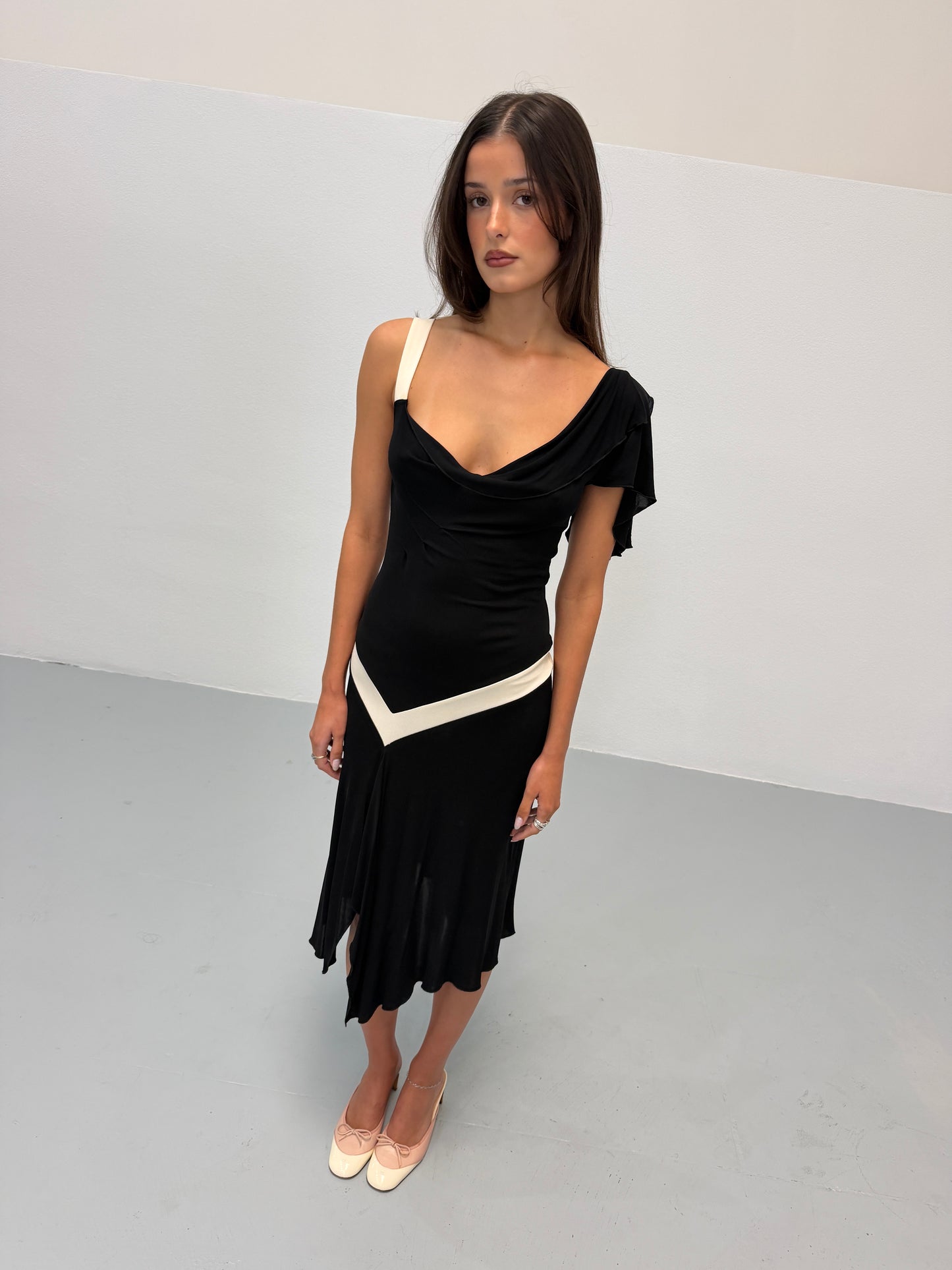 diane von furstenberg spring 2003 marissa cooper asymmetric dress