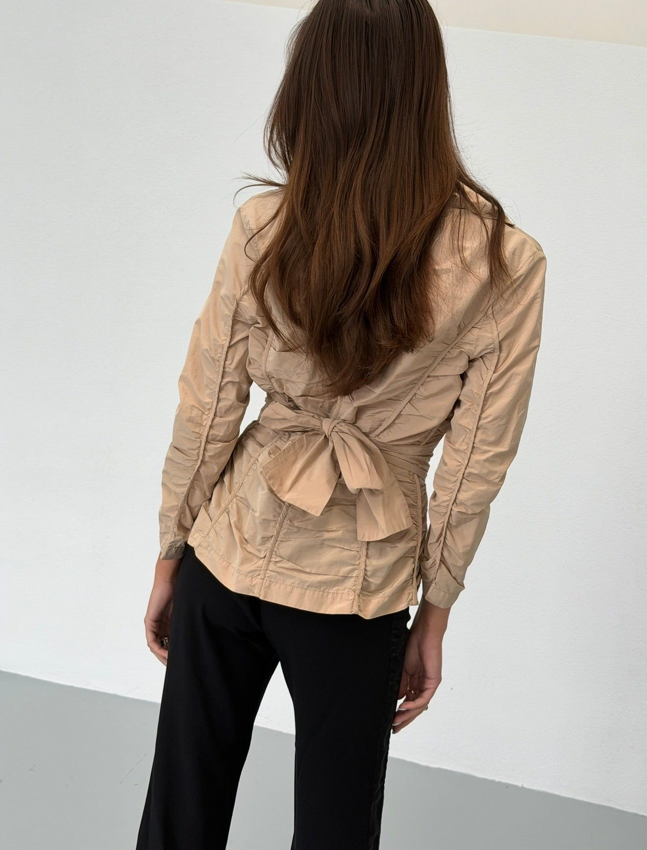 paola frani 2000s gathered jacket