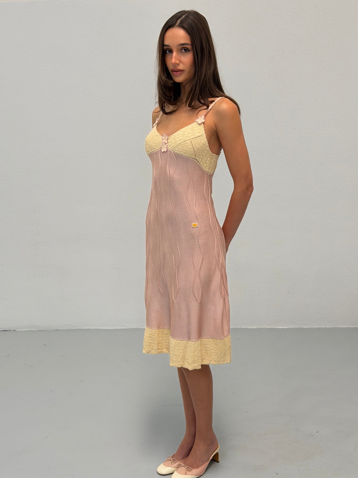 chanel spring summer 2005 runway knit dress