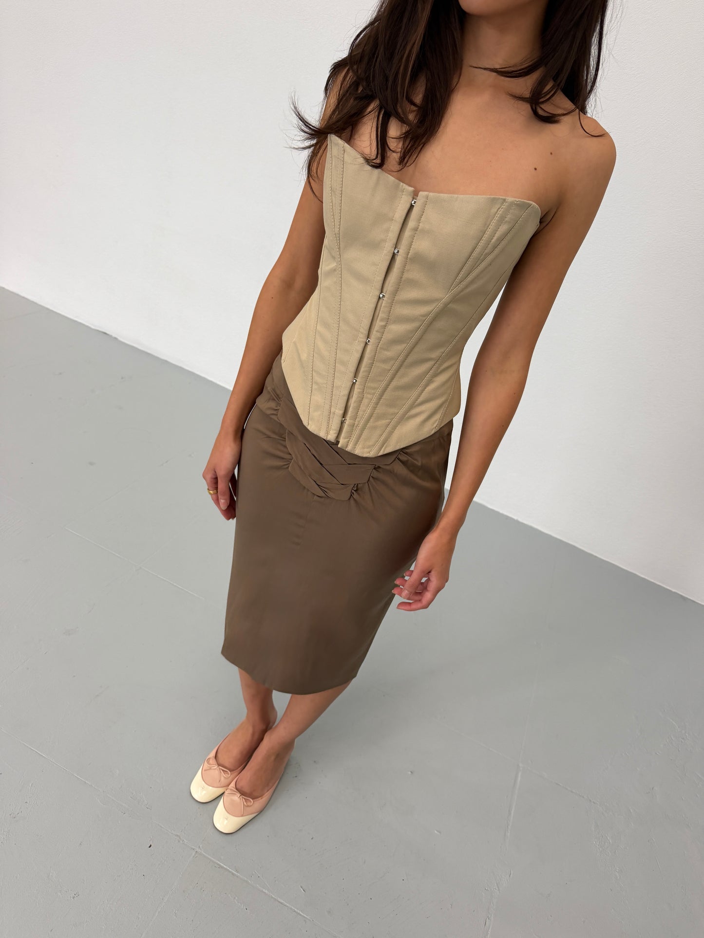 gucci 2004 midi skirt